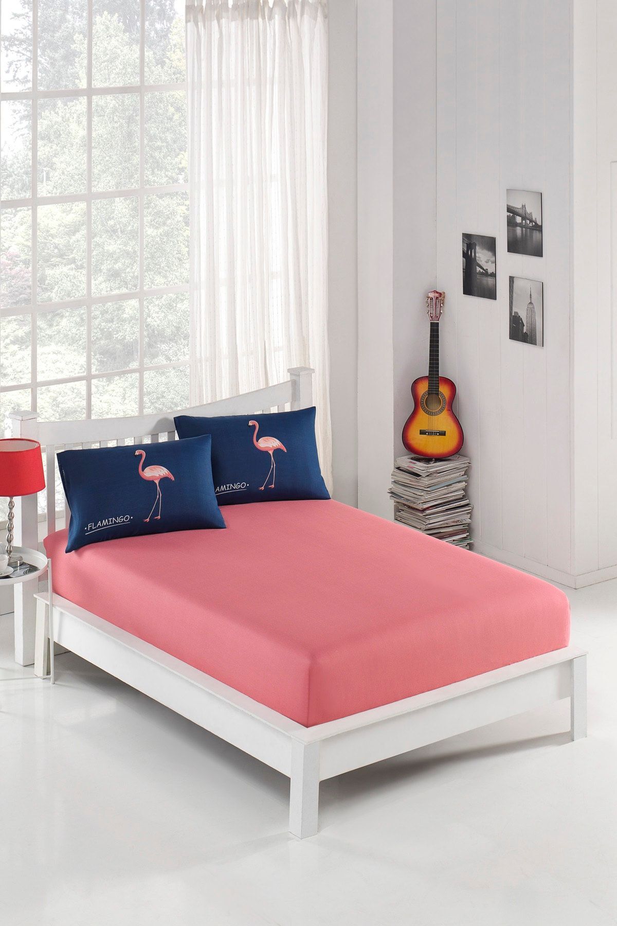 Pes Lastikli Çarşaf Seti Çift Kişilik BigFilamin Laci