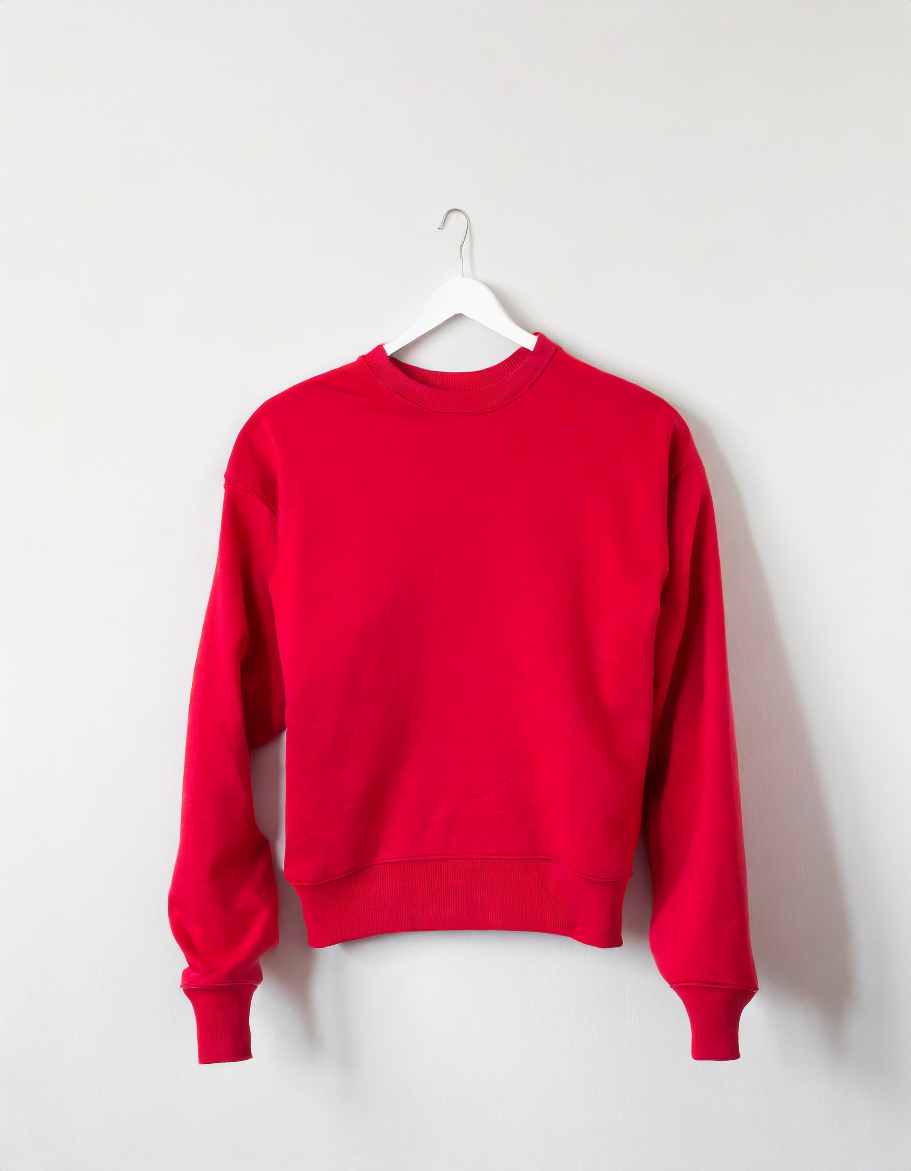 Basic Oversize Unisex Sweatshirt - Kırmızı