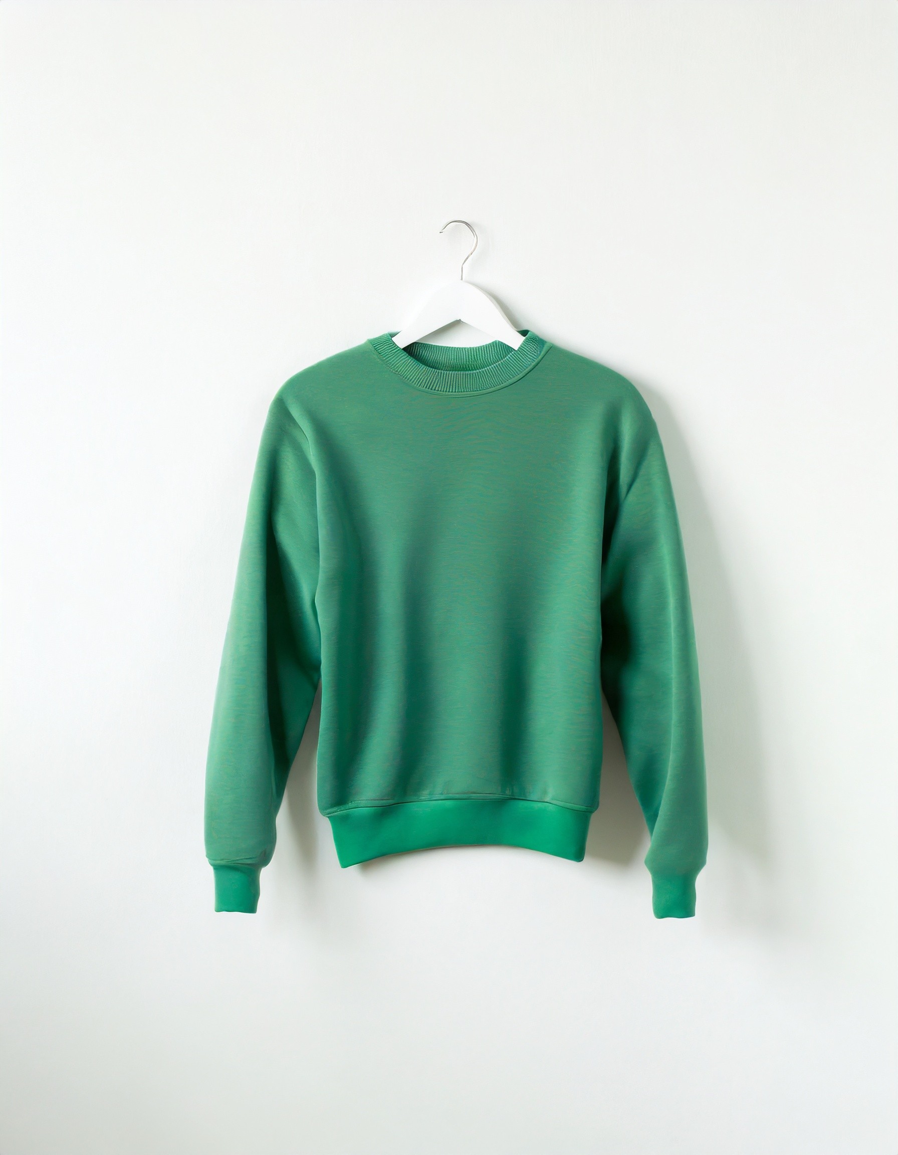 Basic Oversize Unisex Sweatshirt - Yeşil