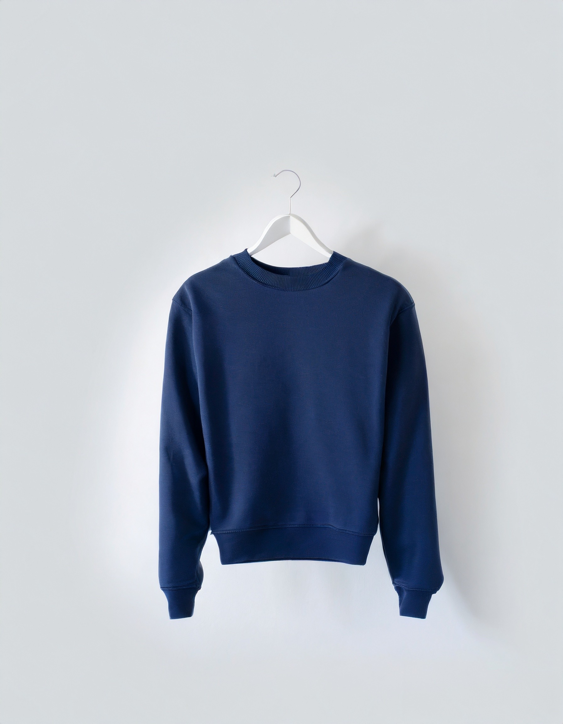 Basic Oversize Unisex Sweatshirt - Lacivert