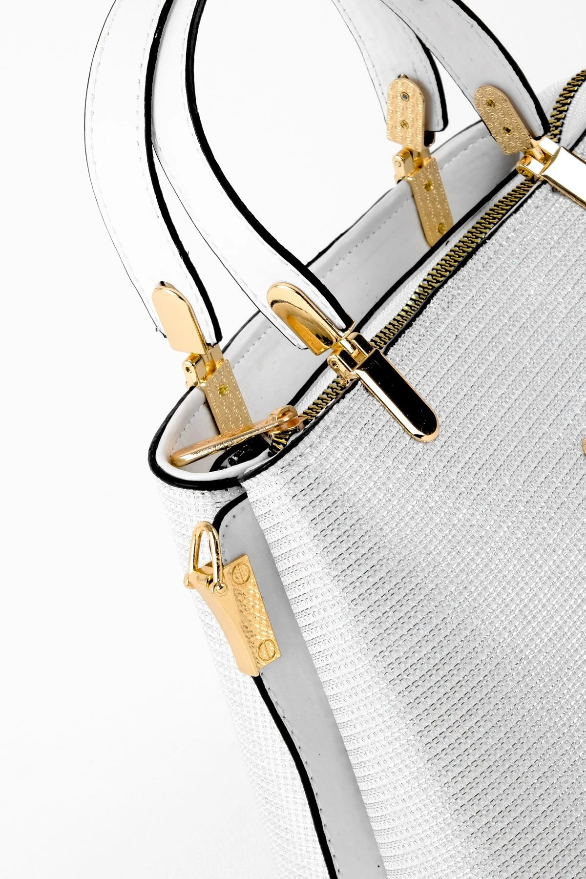 Kadın Kalıp El Çantası Simli