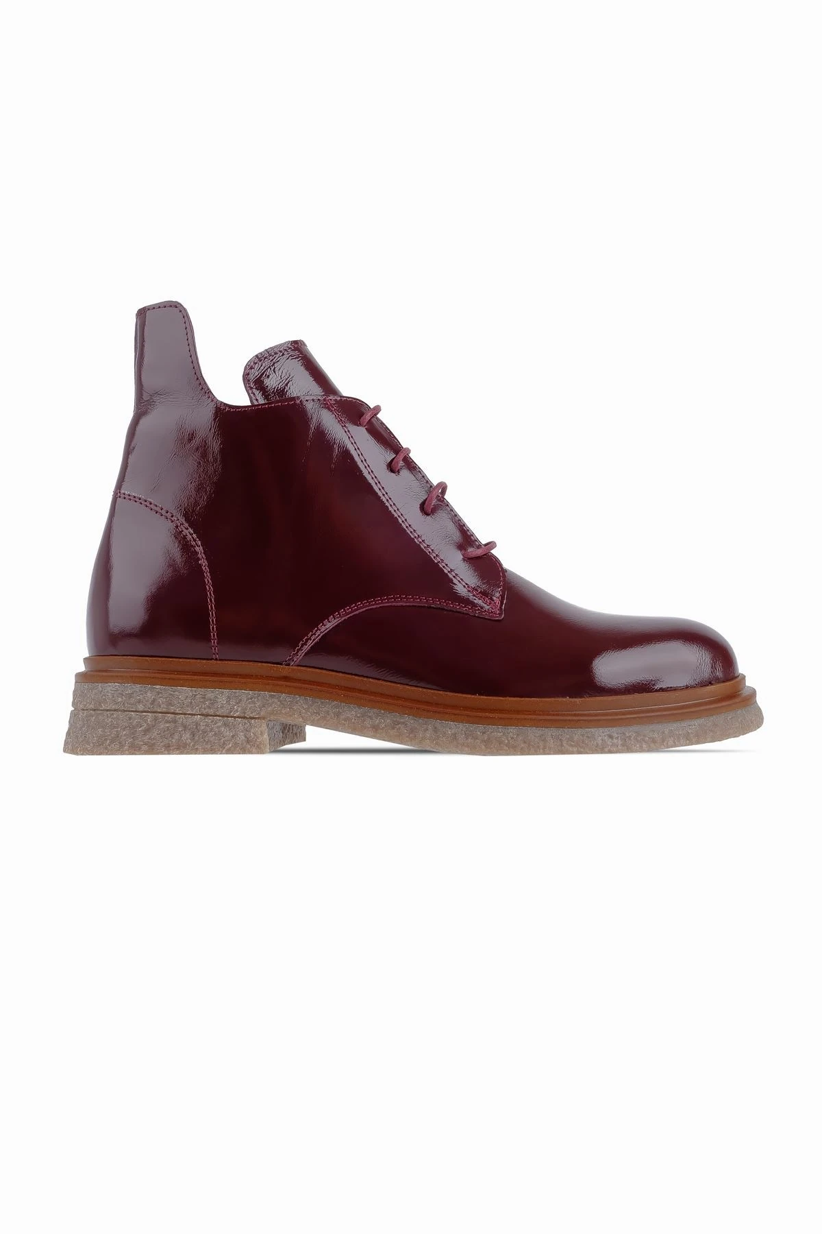 Zeta Kadın Hakiki Deri Bağcık Detaylı Fermuarlı Bot