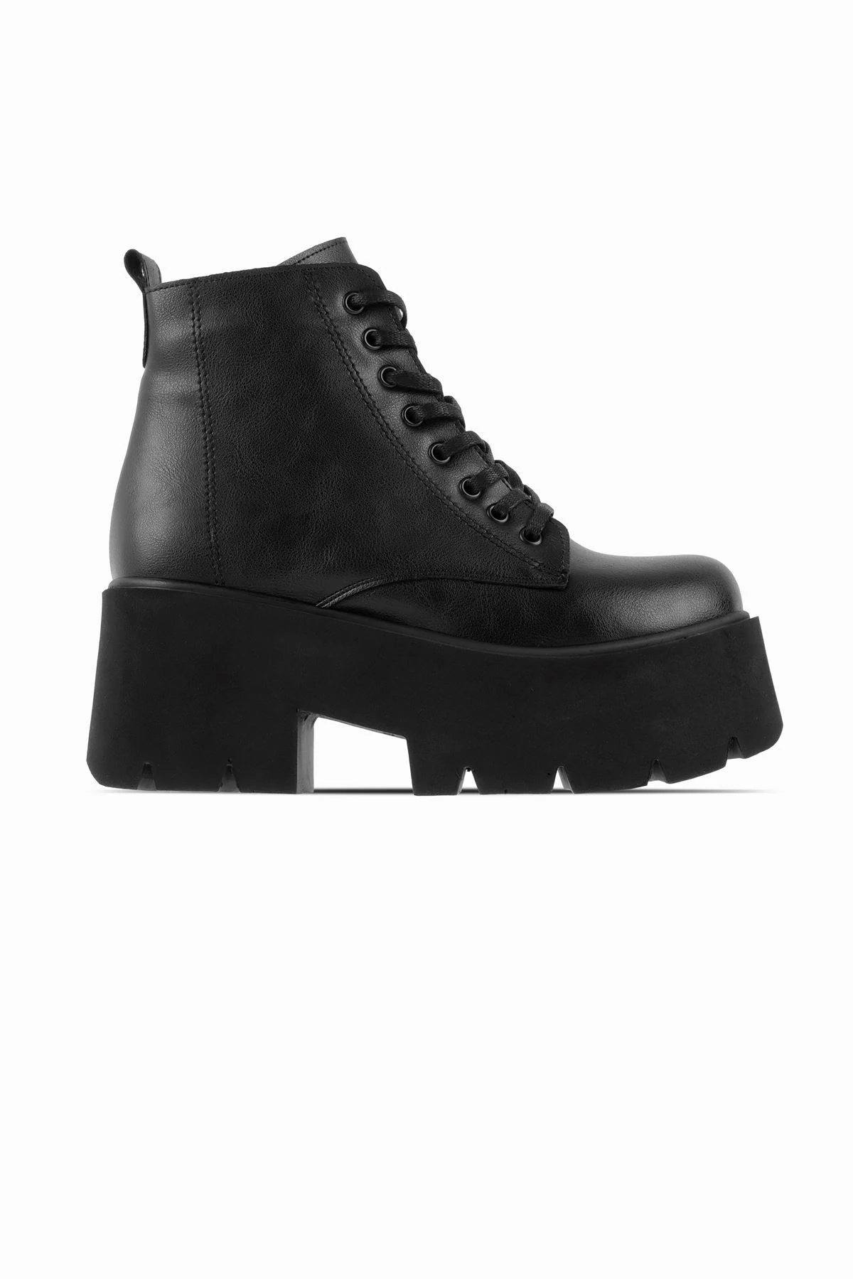 Dione Kadın Yüksek Taban Bağcık Detaylı fermuarlı Bot