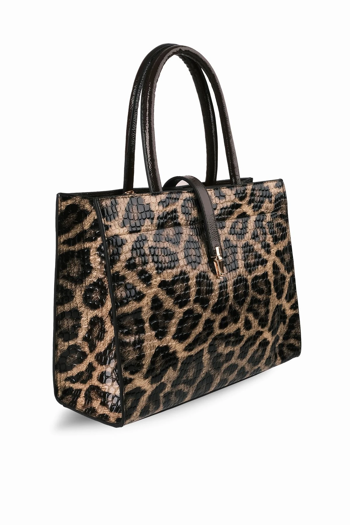 Caro Kadın Büyük Boy Geçmeli Toka Detaylı El Çantası