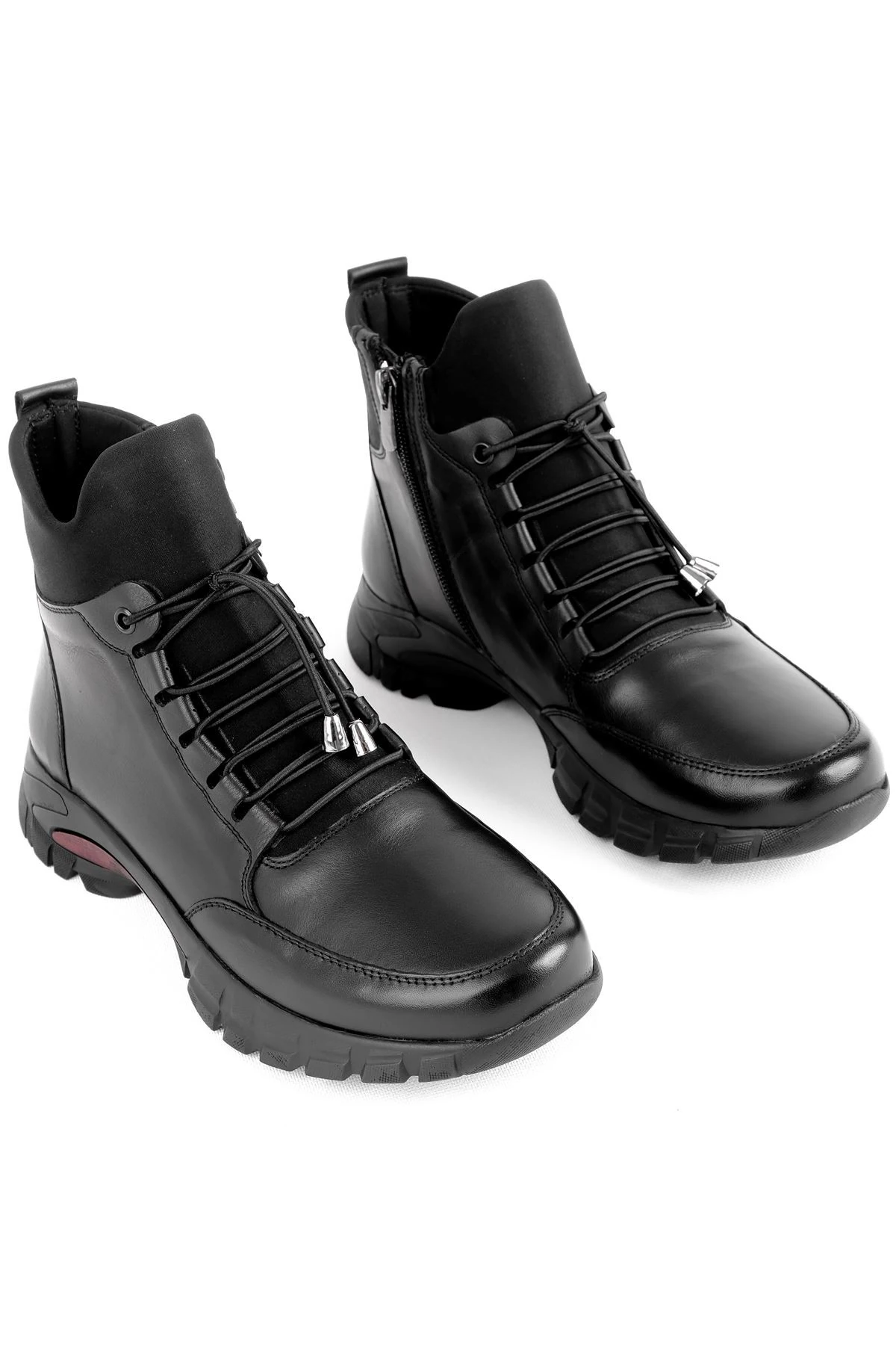 Tegan Kadın Hakiki Deri Bağcık Detaylı Fermuarlı Bot B3437