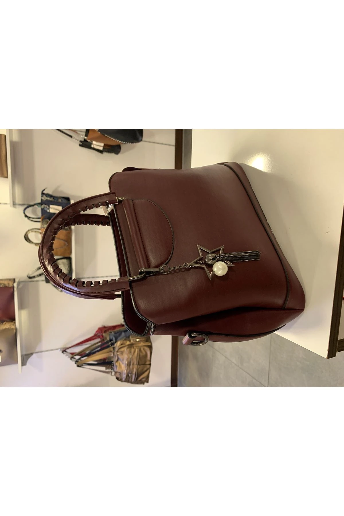 YILDIZ İNCİLİ BAYAN EL ÇANTASI