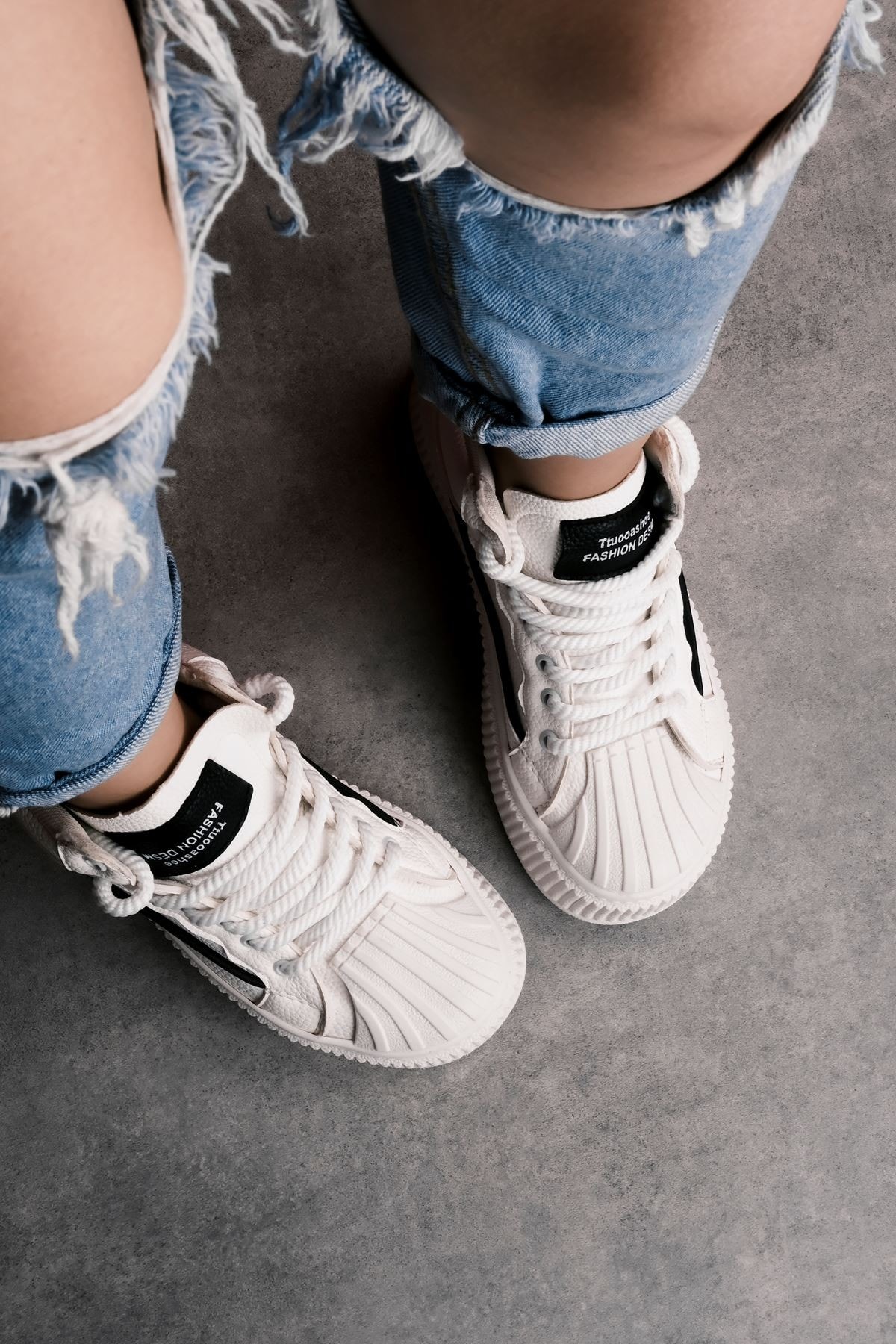 Gale Kadın Bilek Boy Bağcıklı Spor Ayakkabı 3522