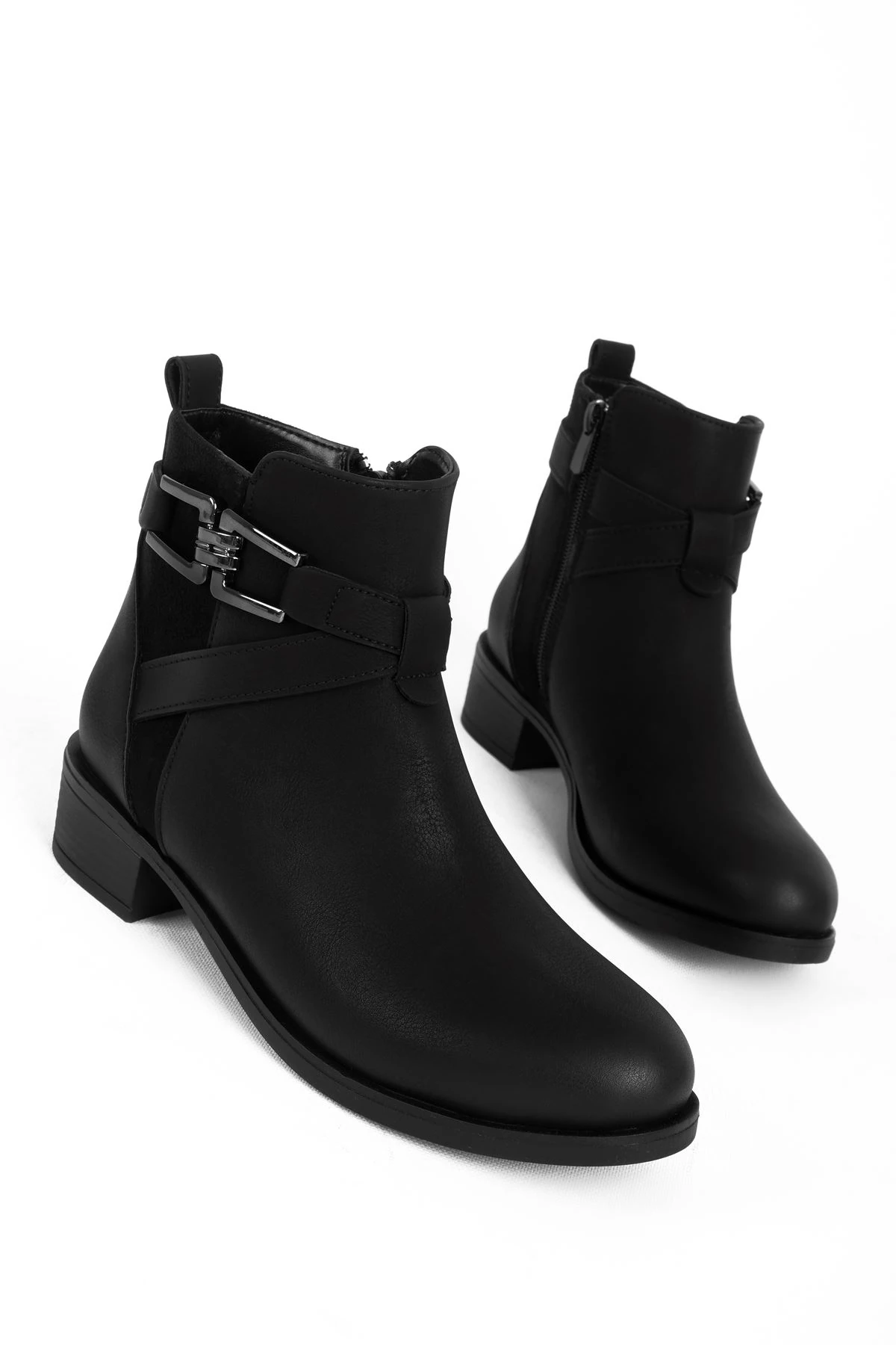 İkaros Kadın Çapraz Kemerli Toka Detaylı Bot(4176)