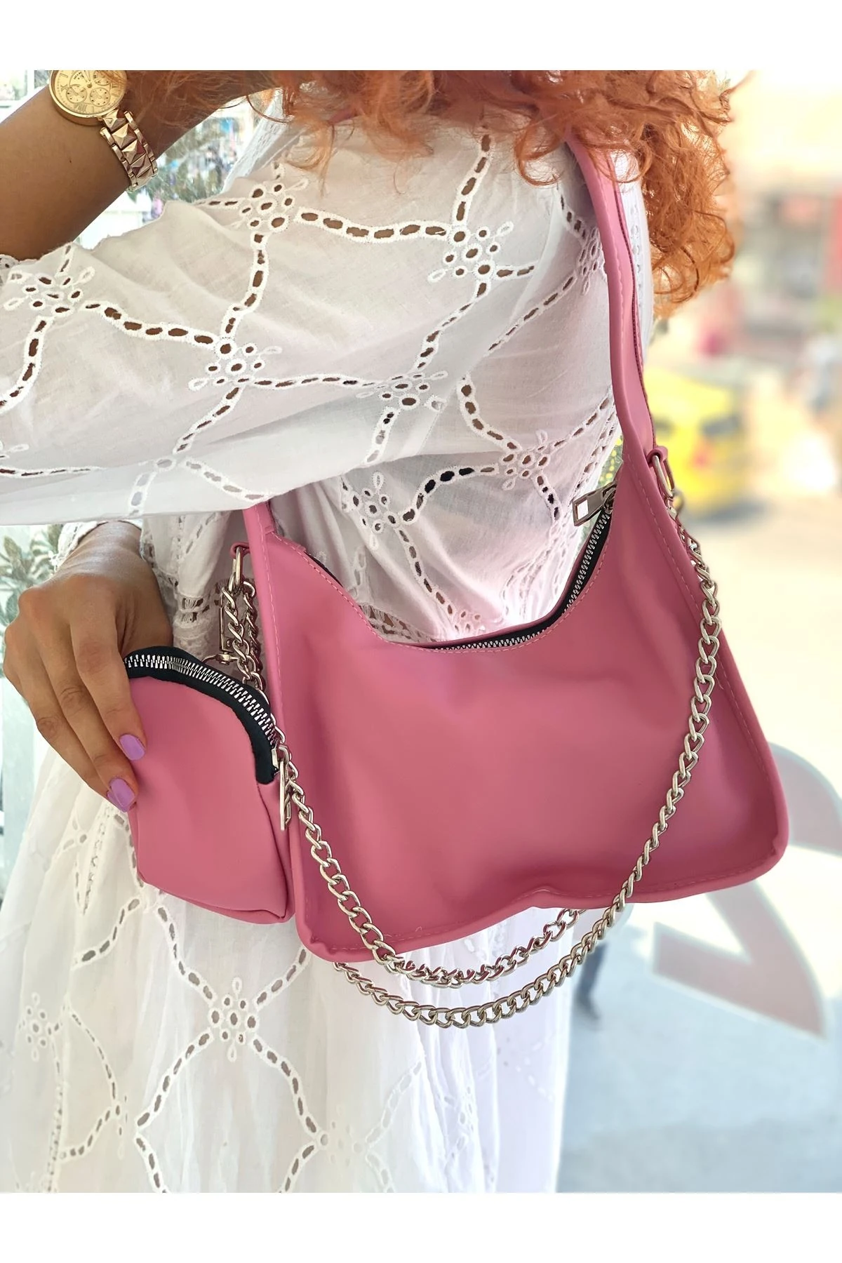 YANDAN CÜZDANLI ÇANTA