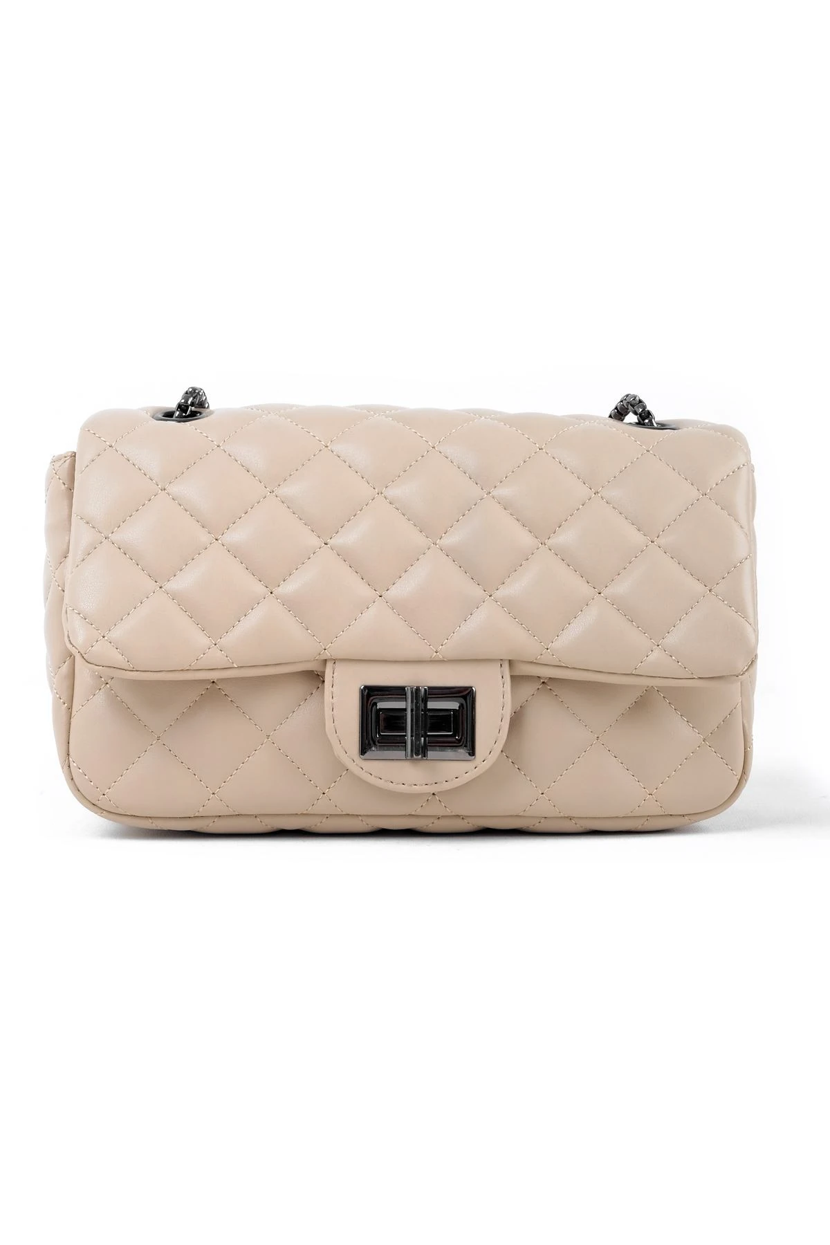 Kadın Omuz Çantası Dönmeli Klipsli(1233)