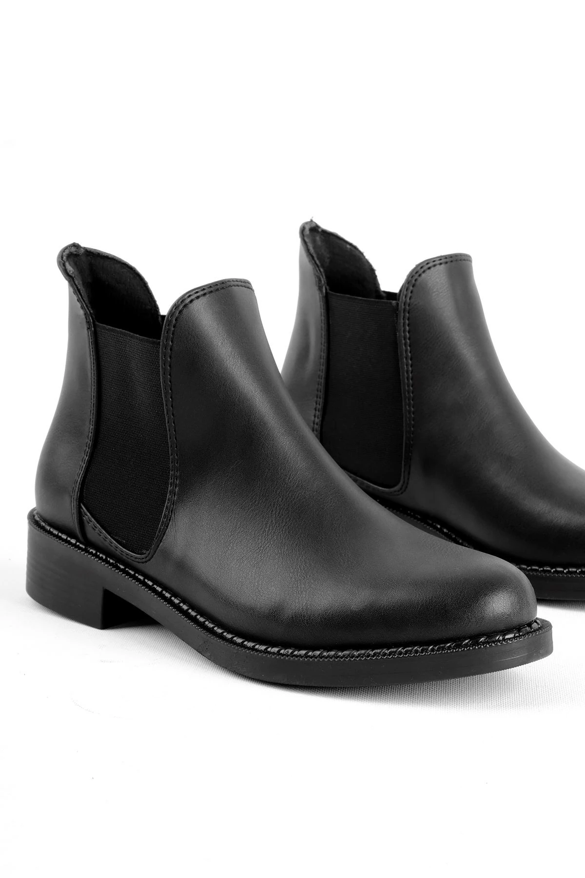 Snake Kadın Lastik Detaylı Bilek Boy Bot