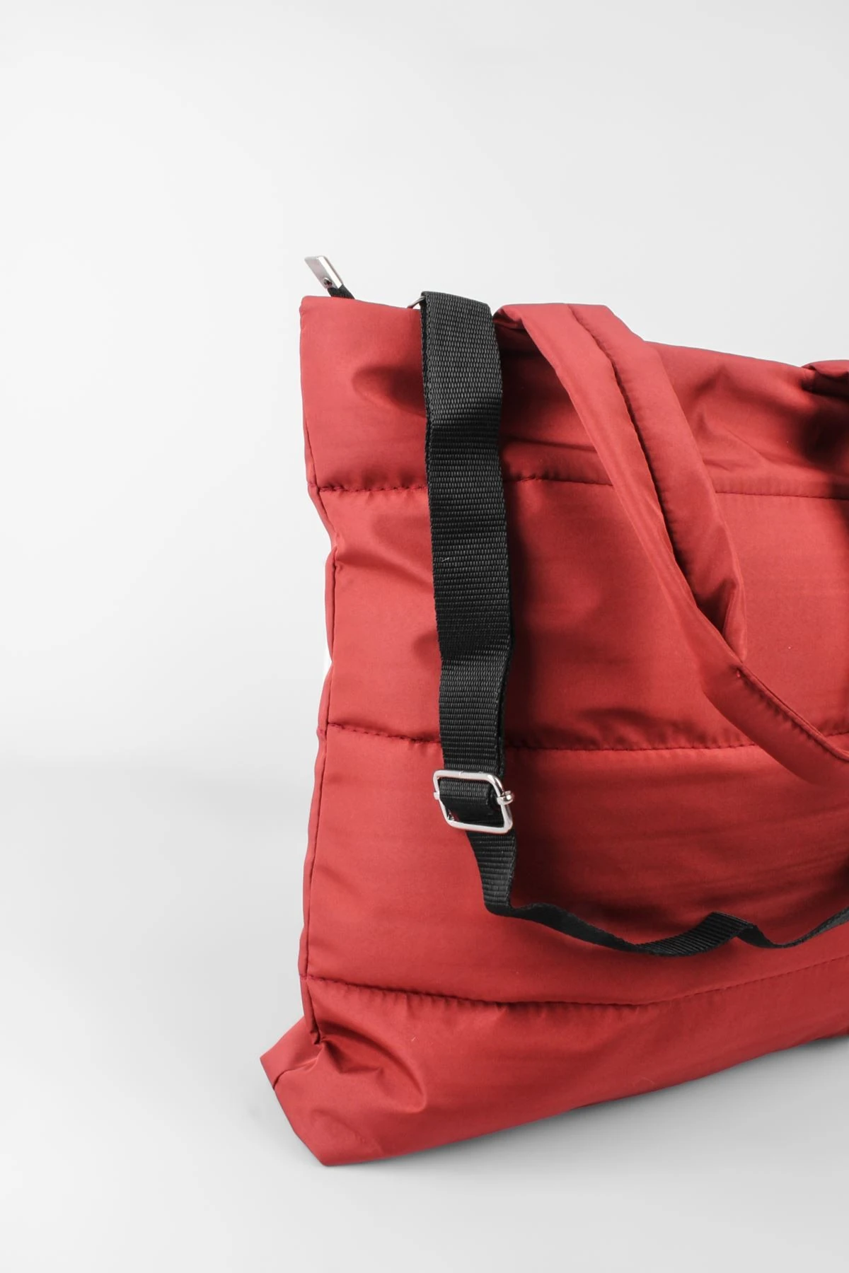 GARDENYA KADIN PUF KUMAŞ ÇANTA DİKİŞ DETAYLI