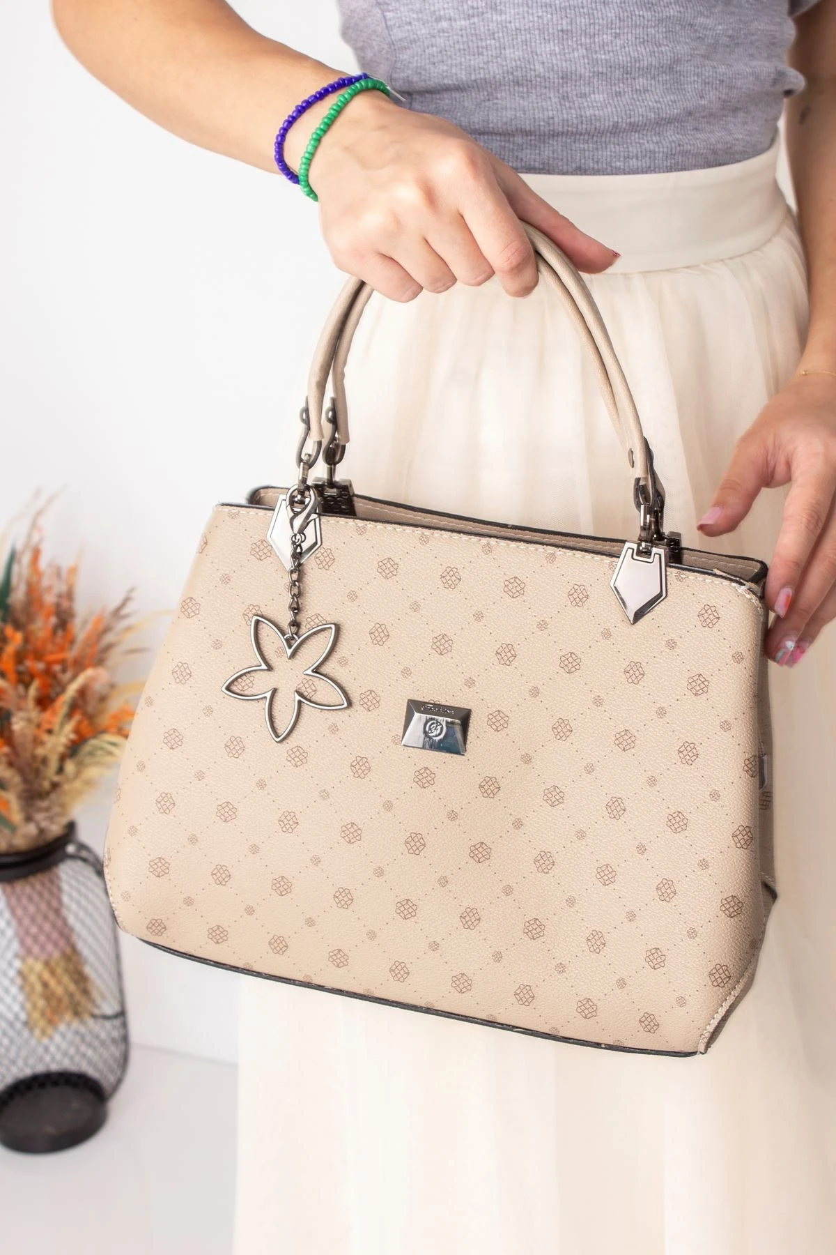 KADIN DESENLİ EL ÇANTASI (1372)