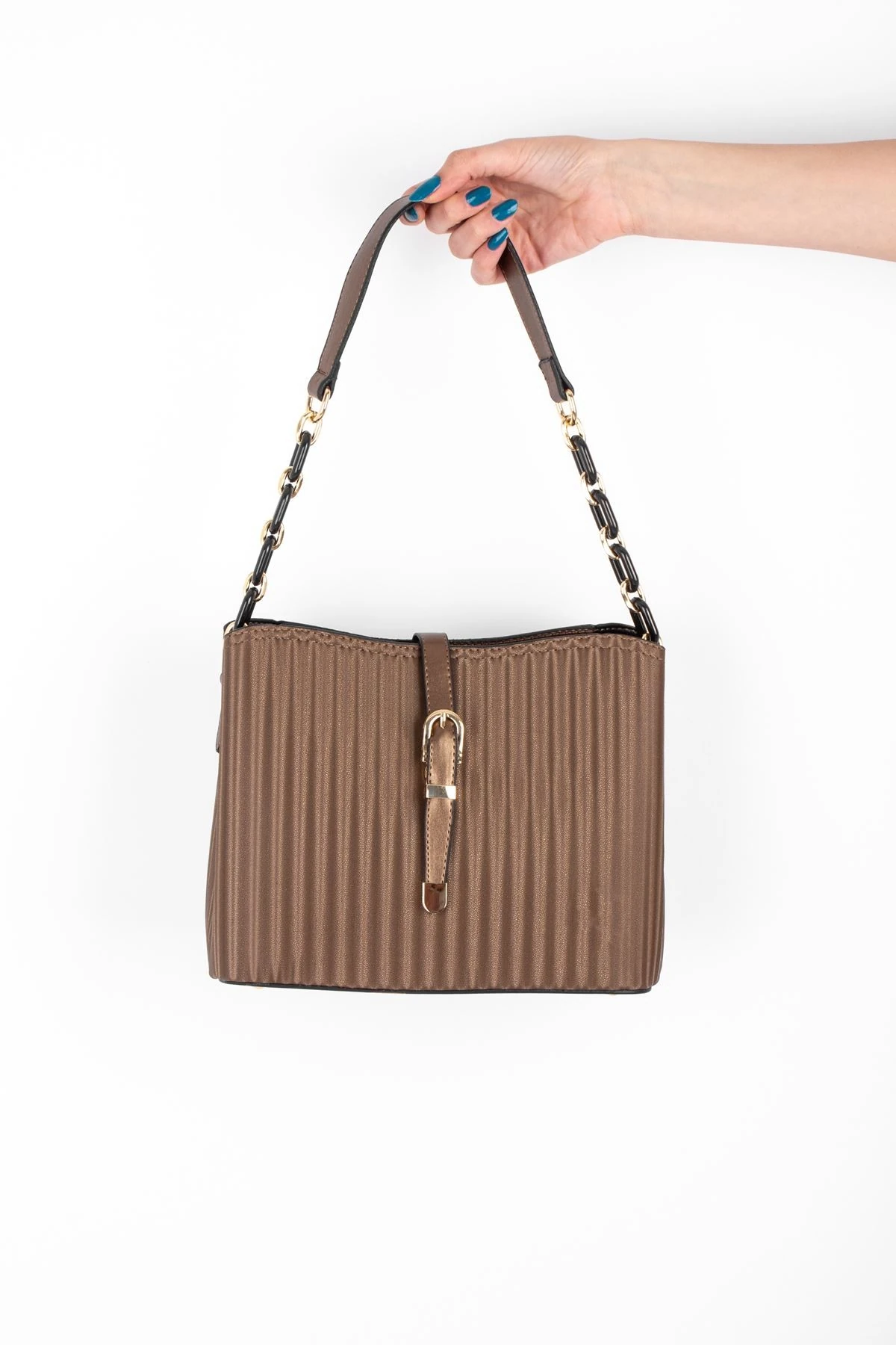 Kadın Omuz Çantası Askı Zincirli