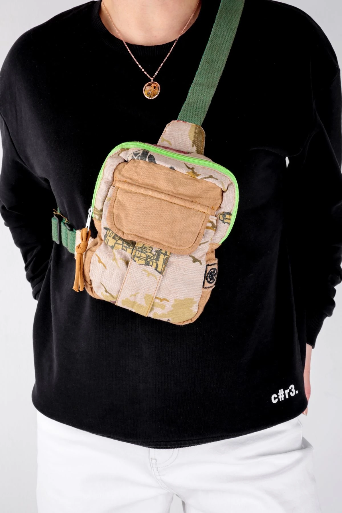 LOYA KADIN BEL ÇANTA OLD COTTON