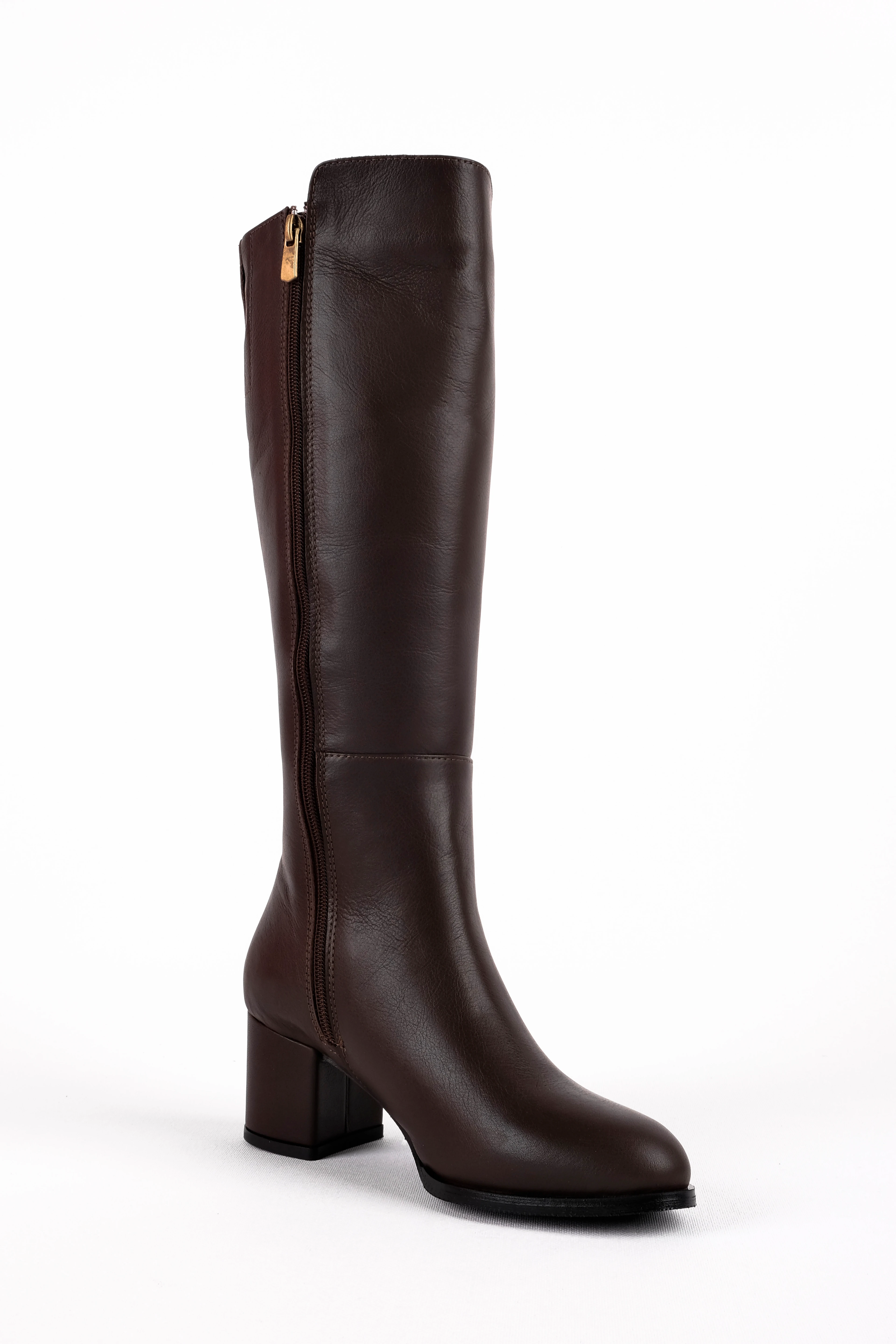 Maude Kadın Hakiki Deri Topuklu Çizme