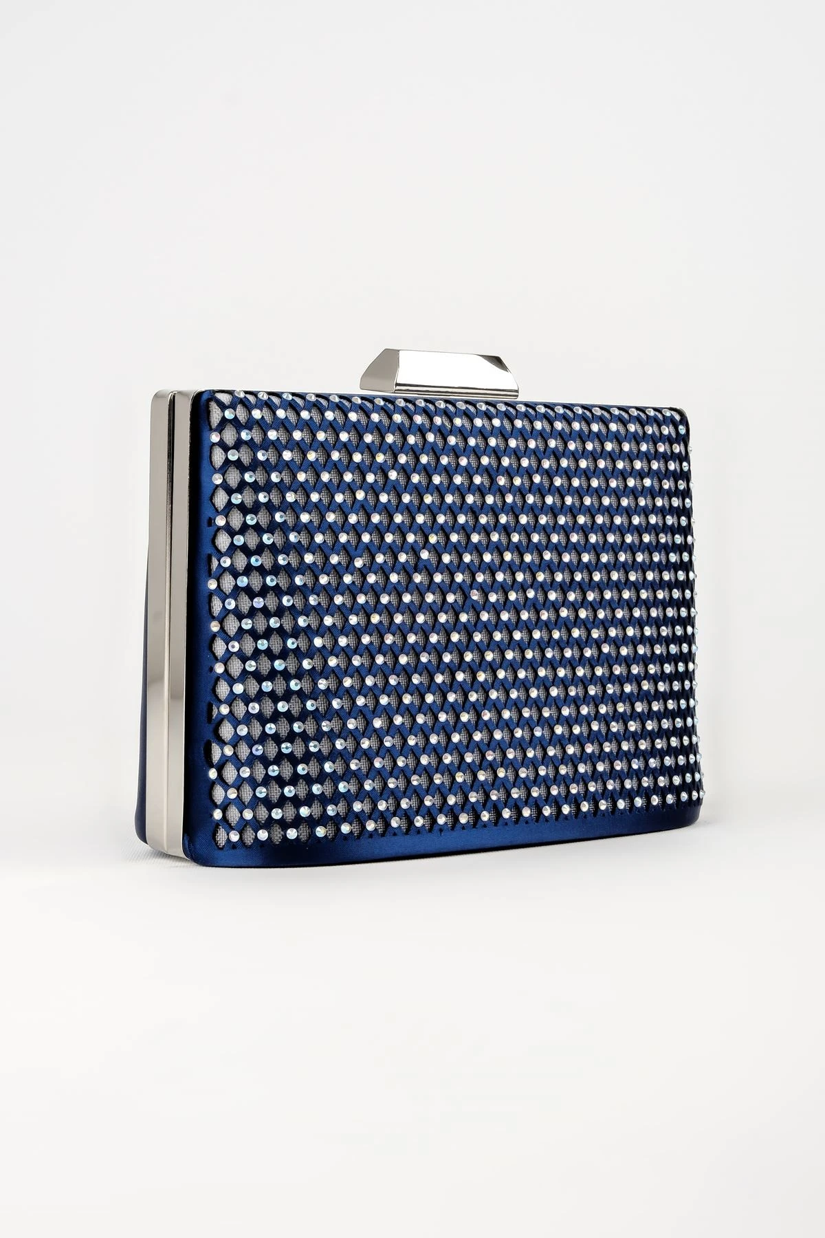 Kadın Çapraz Taş Detaylı Abiye Çanta