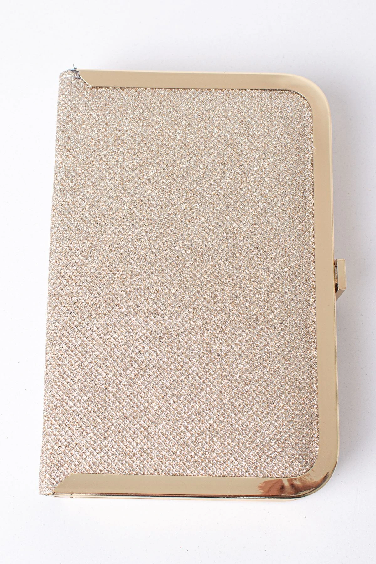 Simli KENARI GOLD DİKDÖRTGEN KÜÇÜK BOY PORTFÖY