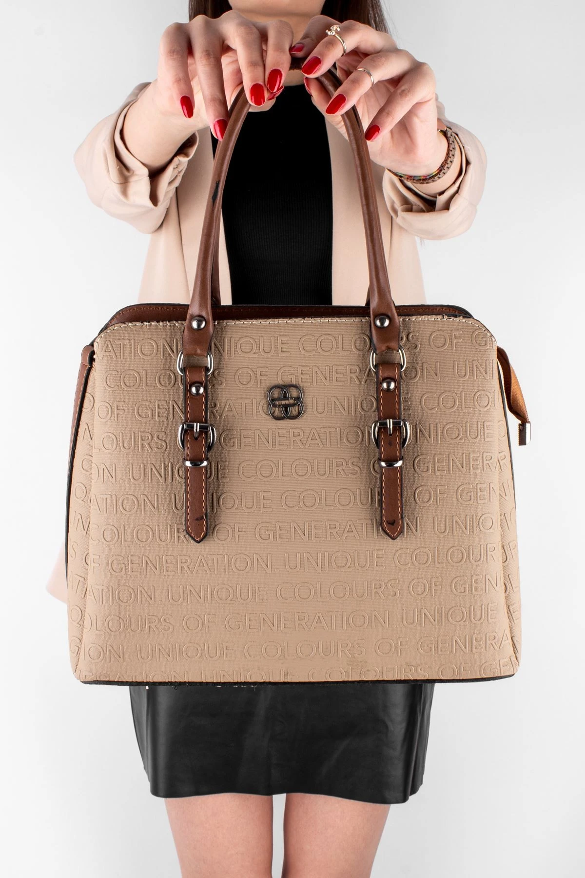 Kadın Omuz Çantası Sapı Kemerli