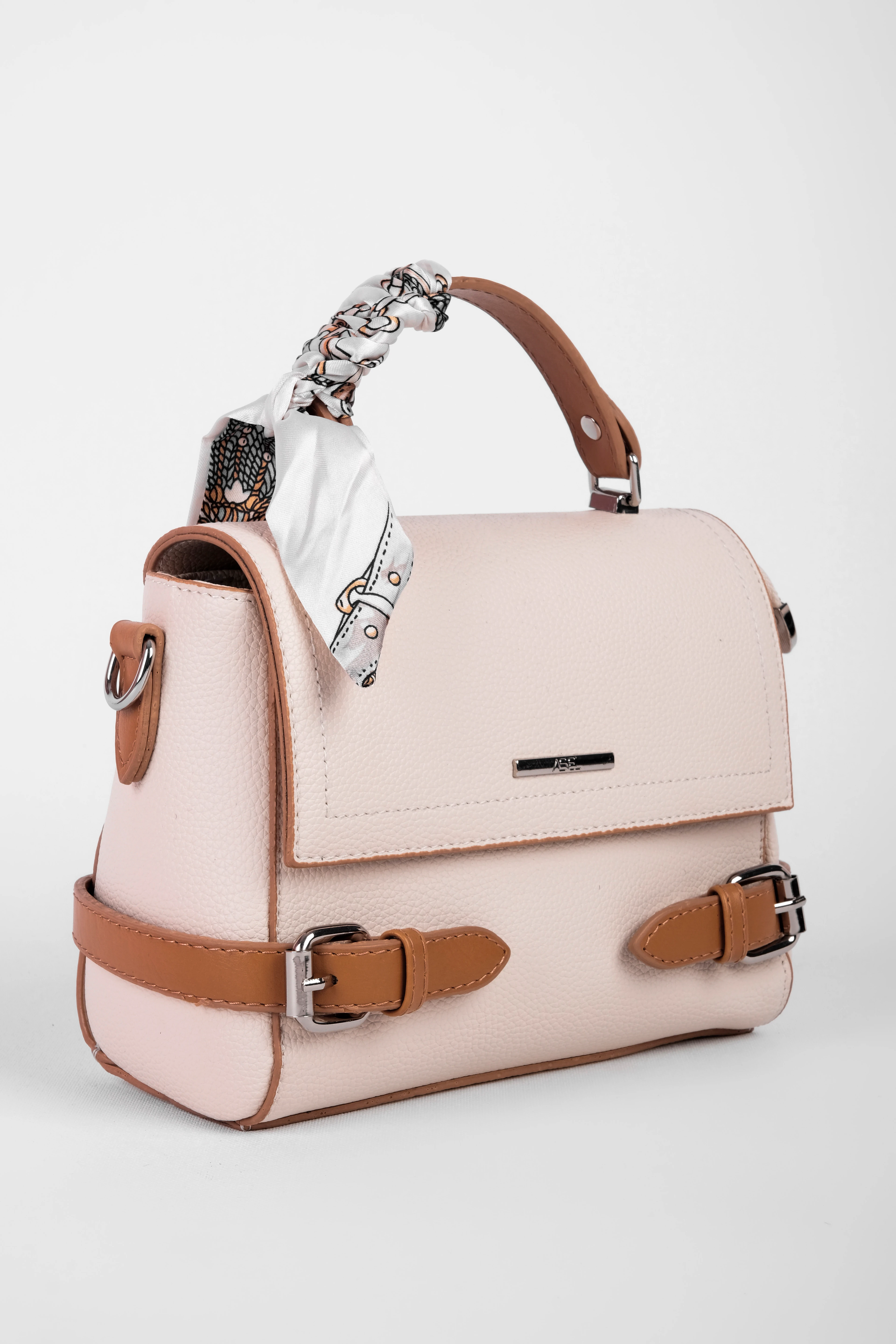 Kadın Fulor Detaylı Kemer TokaDetaylı Küçük Boy El Çantası 2879