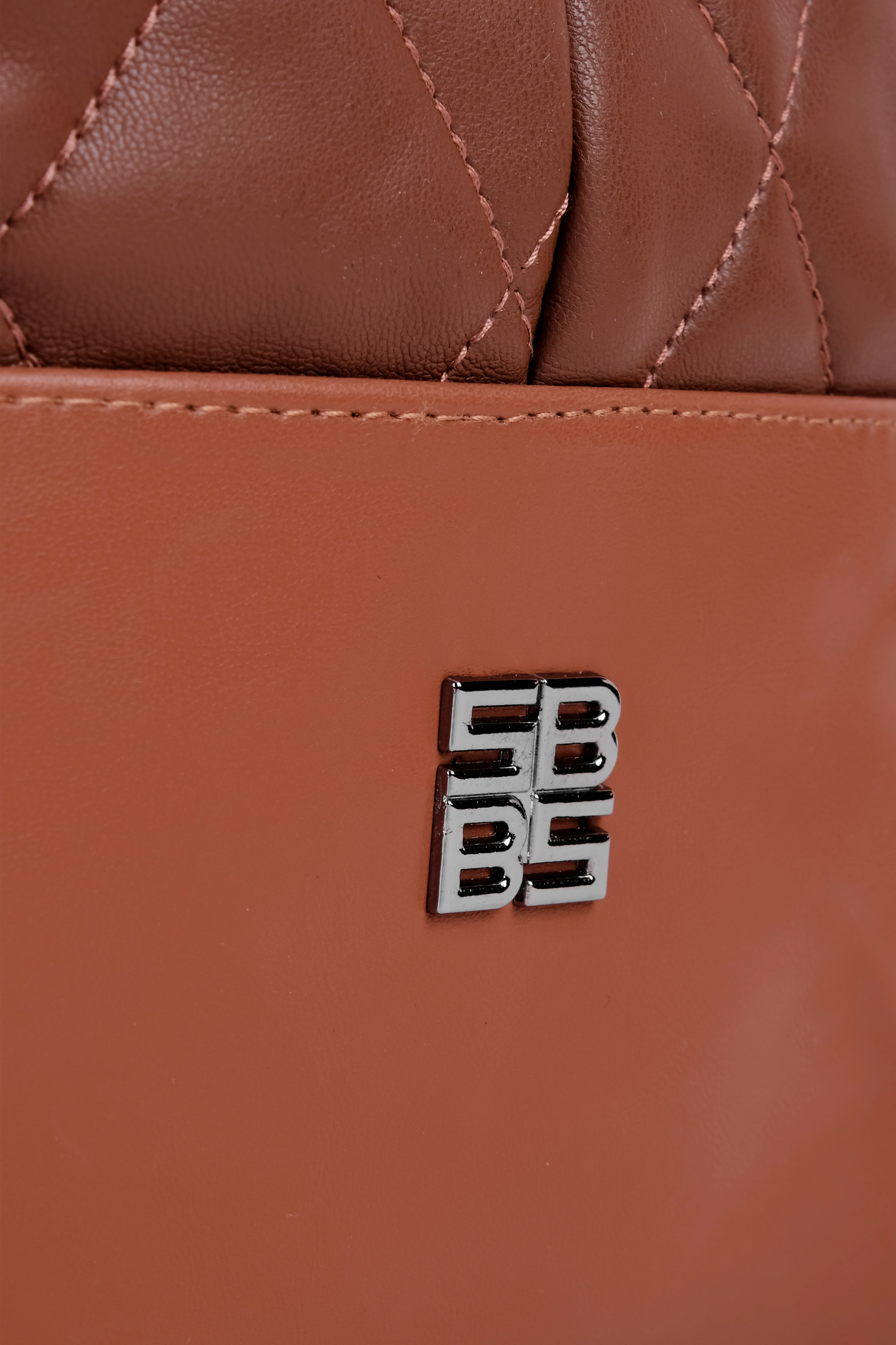 Kadın Büyük Boy Dikiş Detaylı Kol Çantası (2146) 2887 - Taba