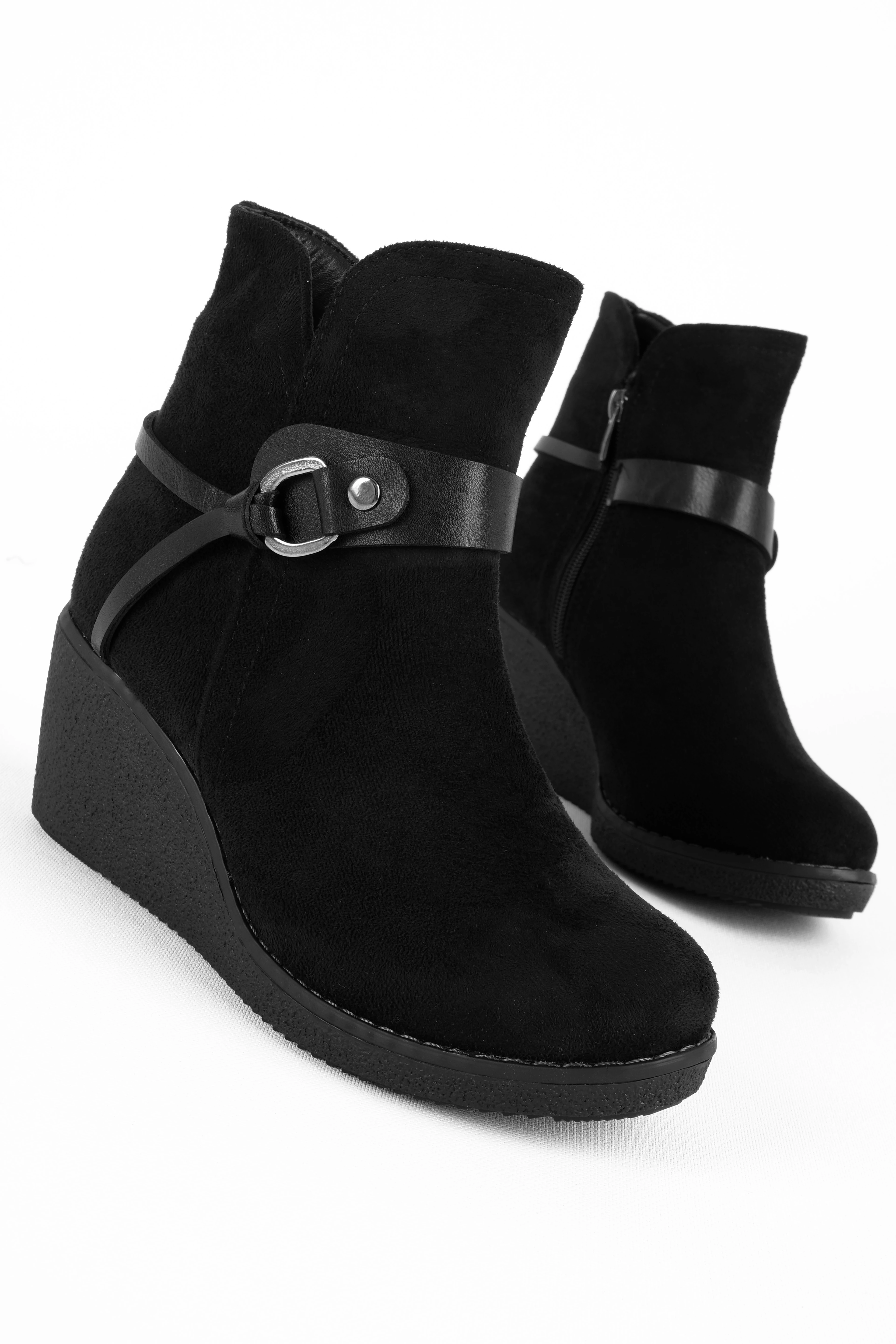 Cosmos Kadın Dolgu Topuklu Bot (B4237)