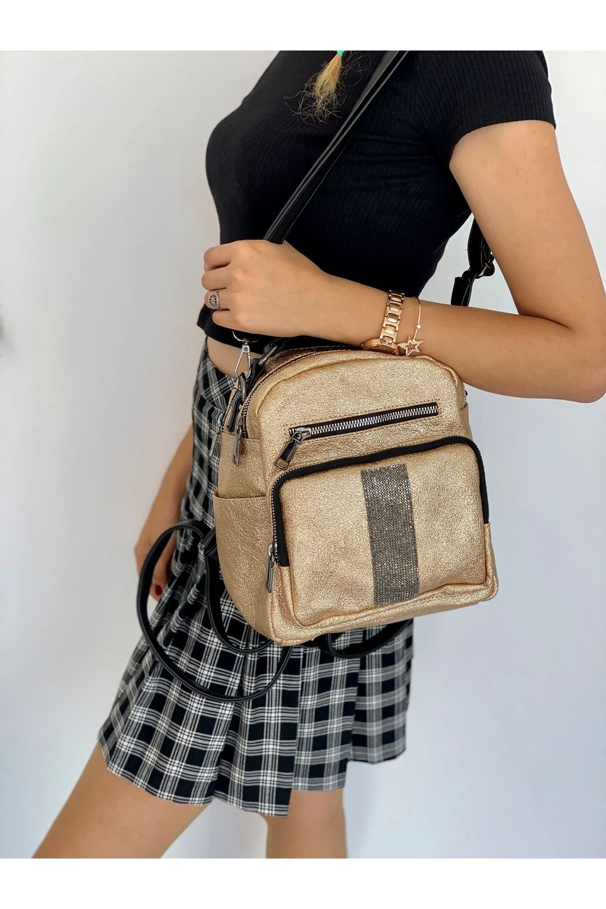 AKİLA SİMLİ BAYAN ÇANTA