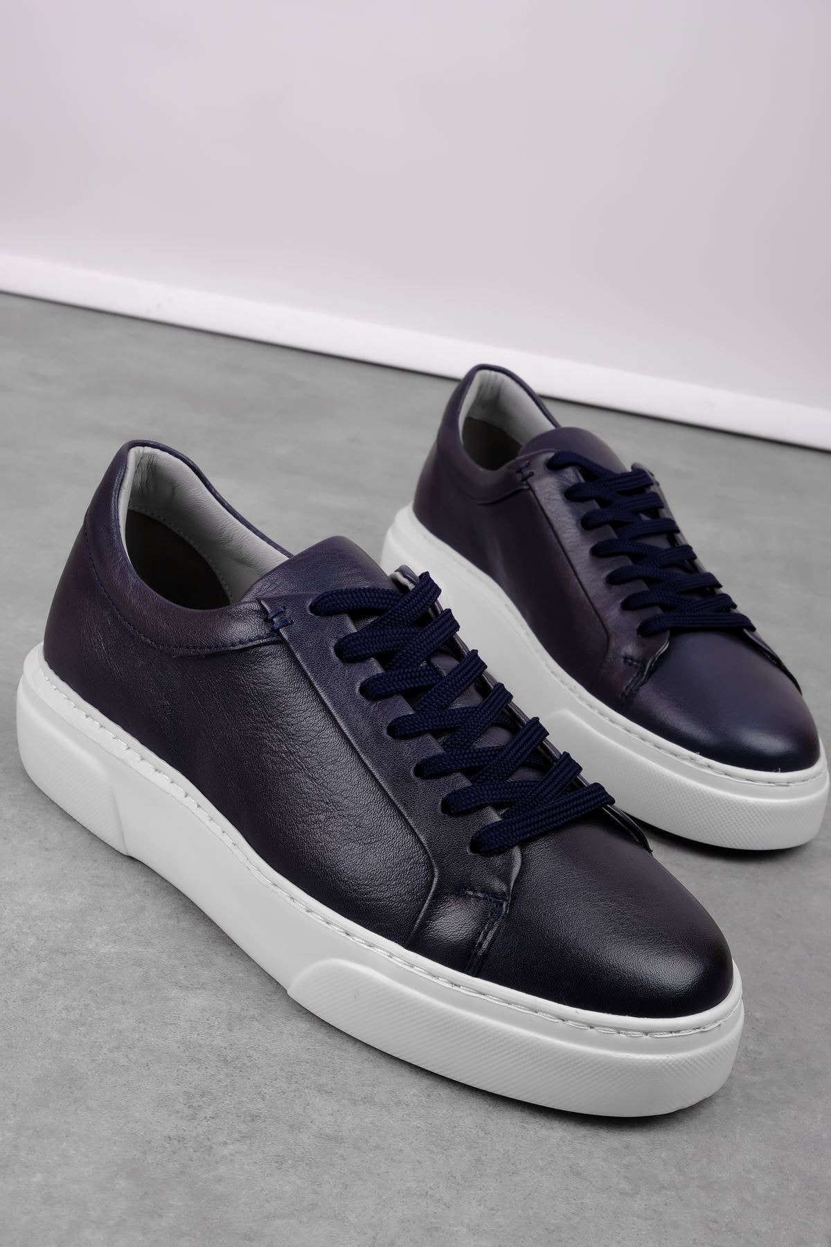 Moveme Erkek Hakiki Deri Bağcıklı Günlük Ayakkabısı