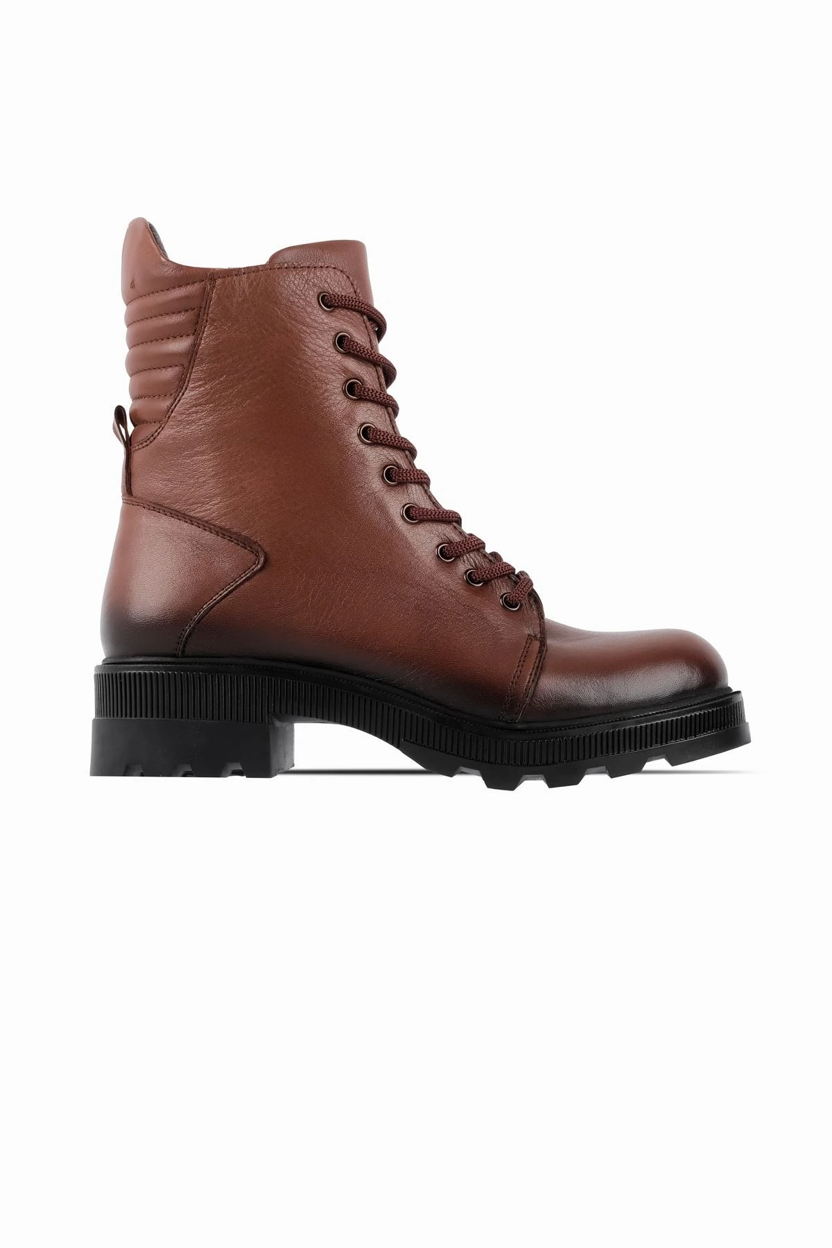 Soldier Bağcıklı Kadın Hakiki Deri Postal