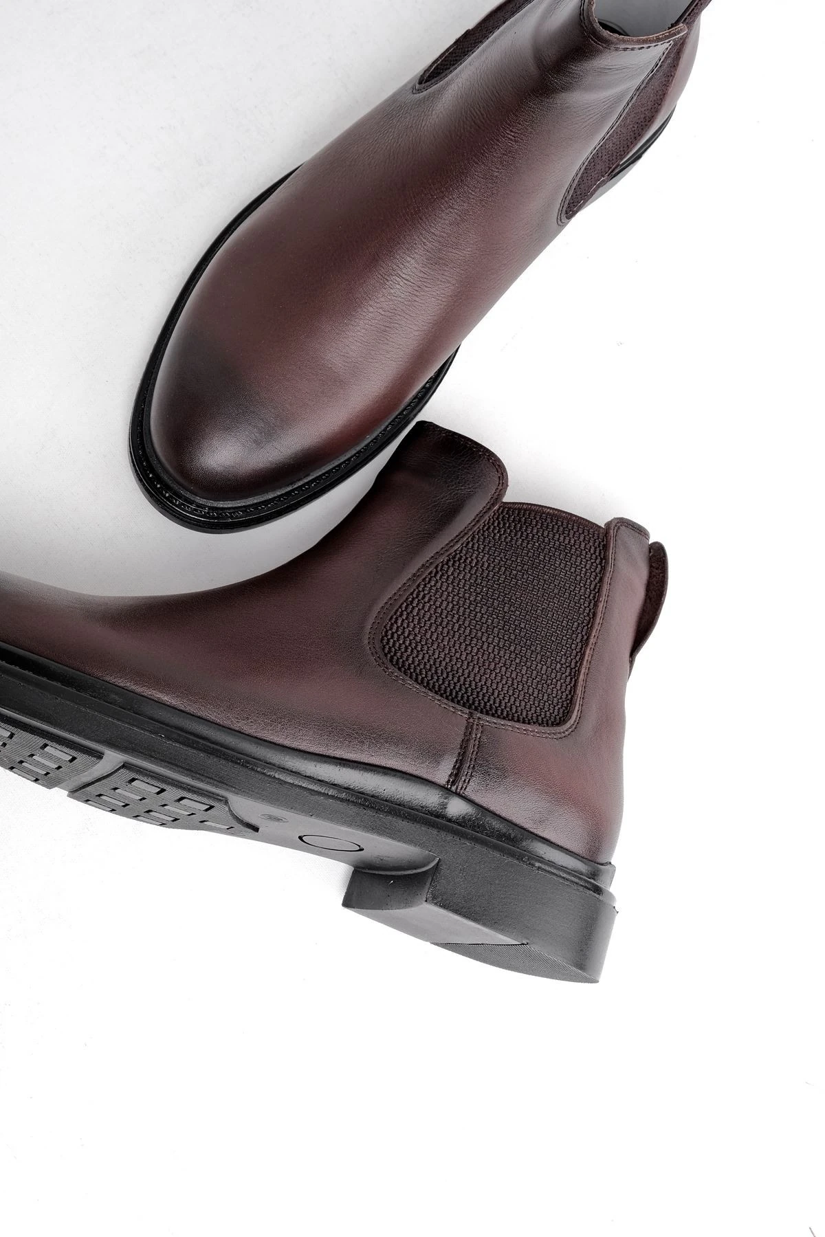 Ross Erkek Hakiki Deri Bot Kenarı Lastik Detaylı