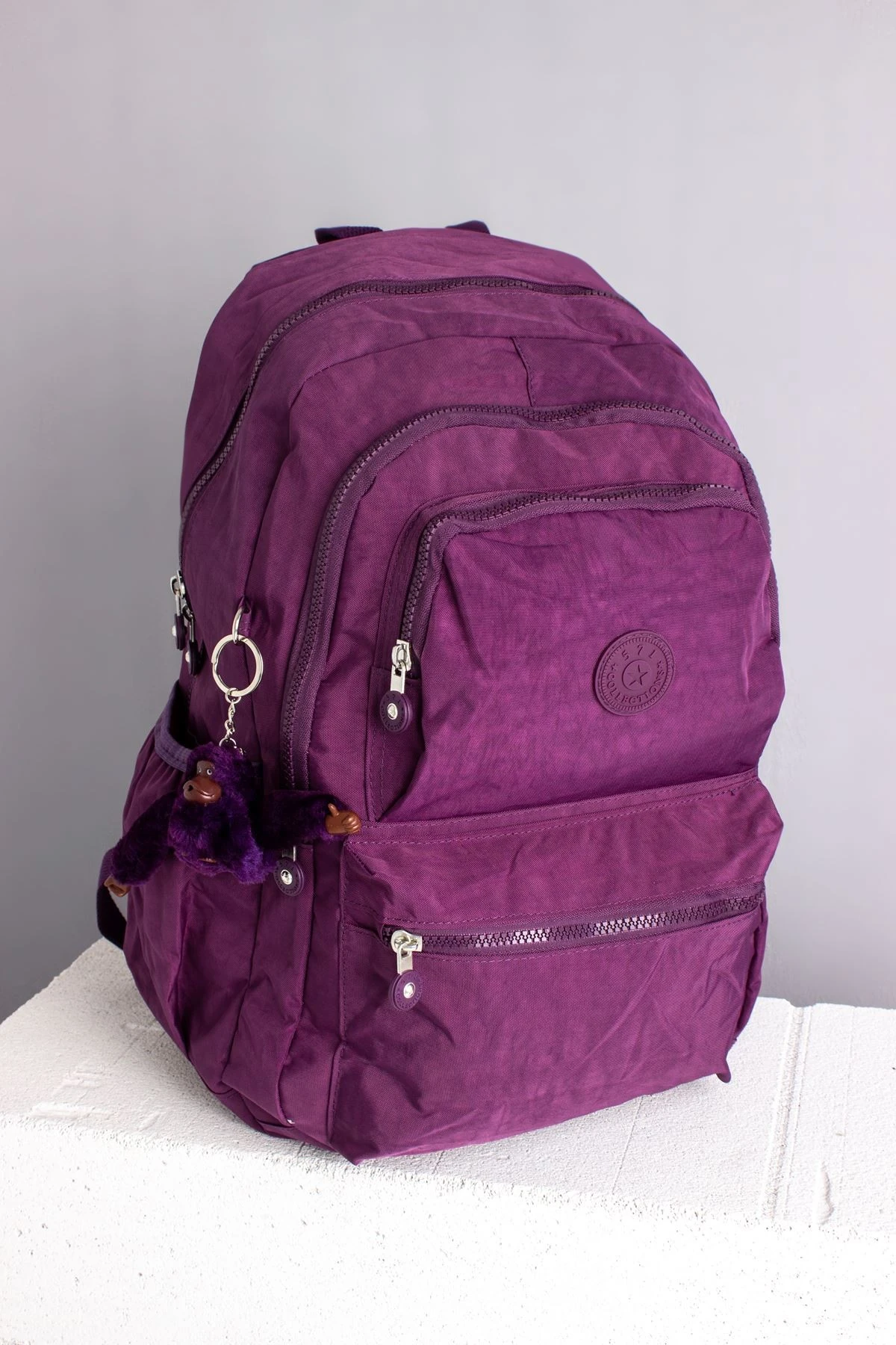 KRINKIL SU GEÇİRMEZ ALTTAN FERMUARLI SIRT ÇANTASI