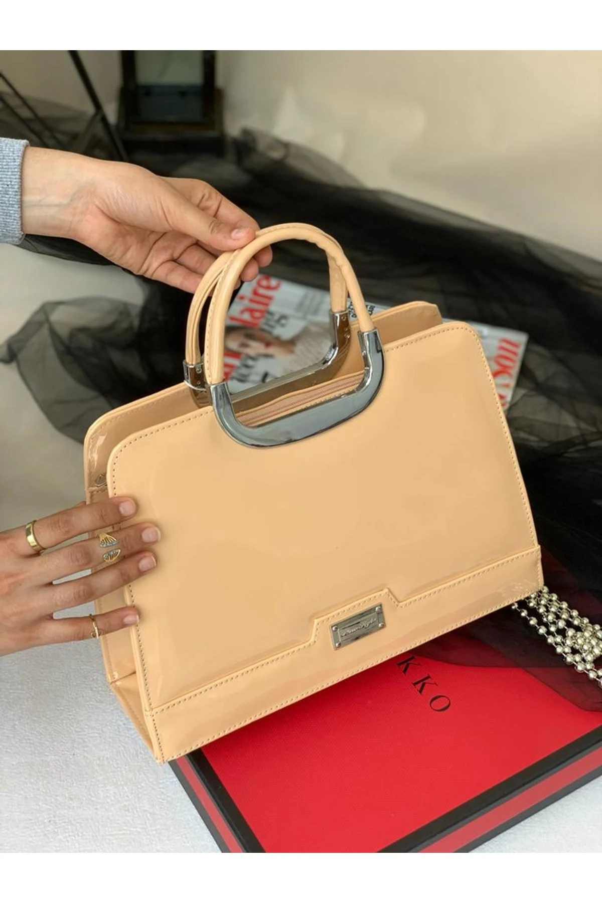 Rugan ORTA BOY KARE ÇANTA