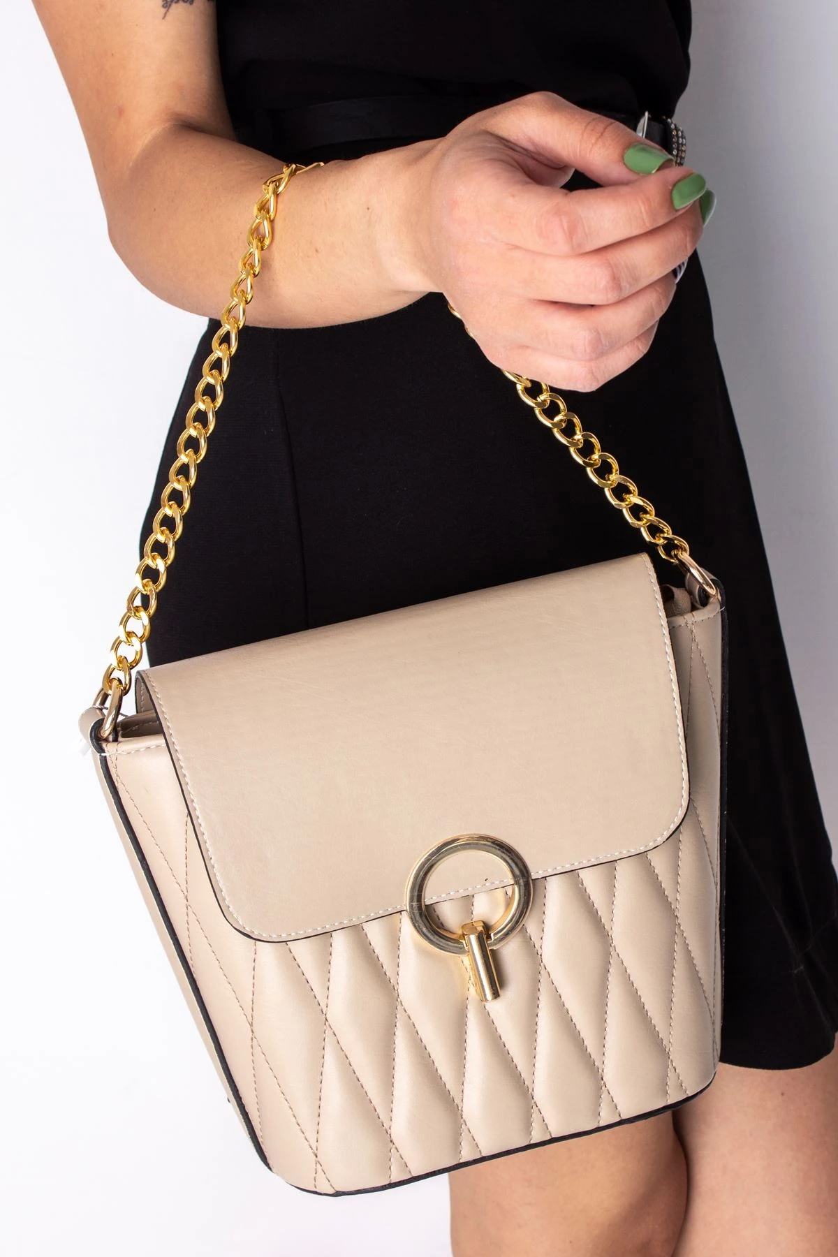 CREED BAYAN HALKA DETAYLI OMUZ ÇANTASI (1316)