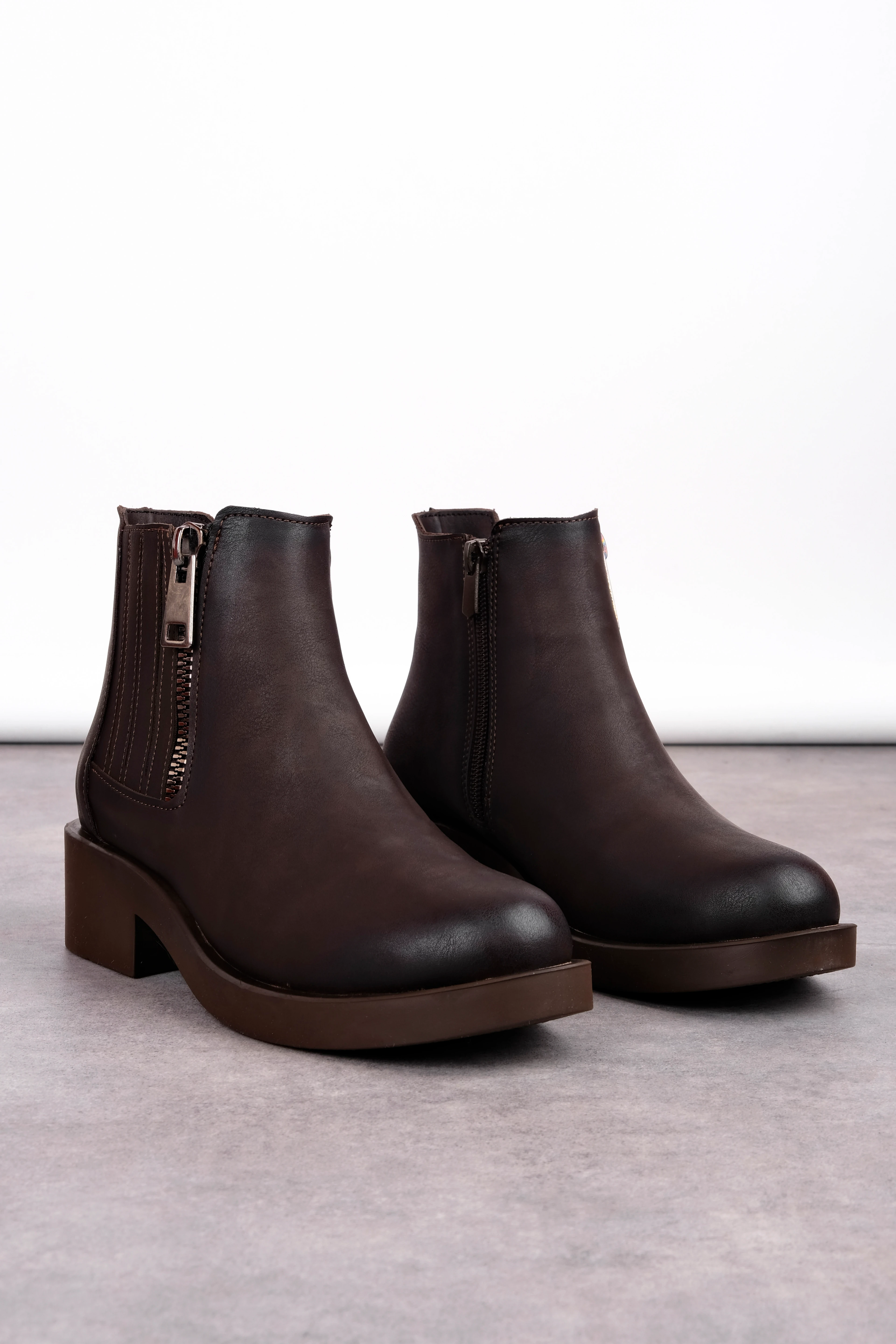 Length Kadın Dikiş Detaylı Fermuarlı Topuklu Bot b4298