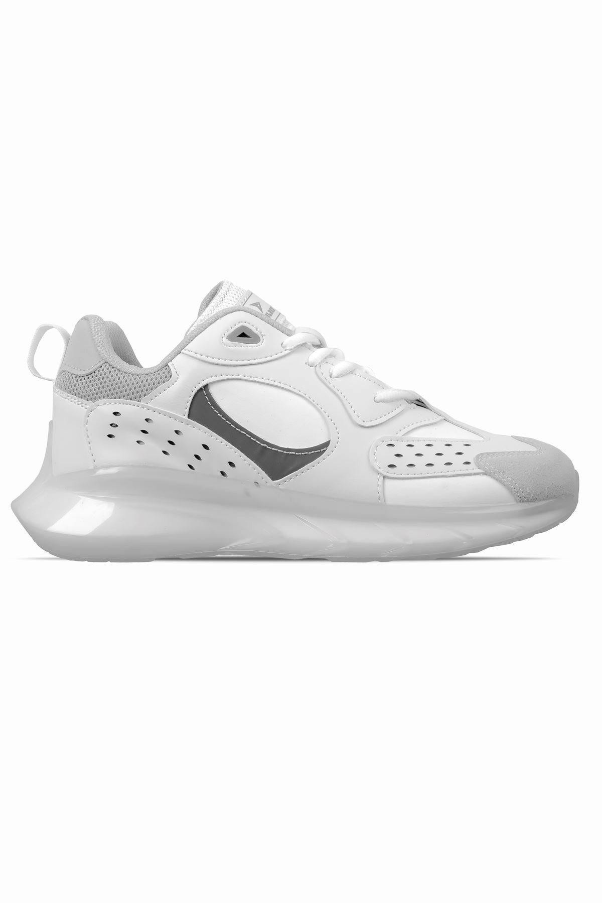 Sharon Unisex çok Renkli Şeffaf Taban Spor Ayakkabı