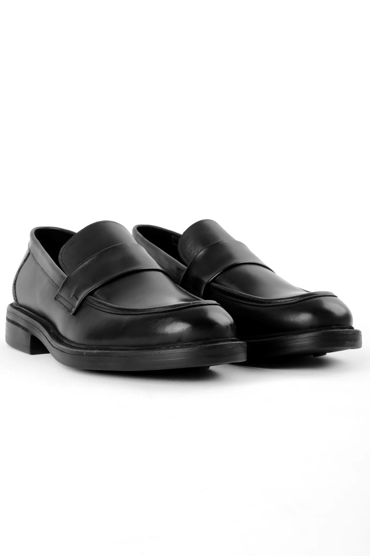 Jesus Erkek Hakiki Deri Bant Detaylı Dikişli Günlük Ayakkabı