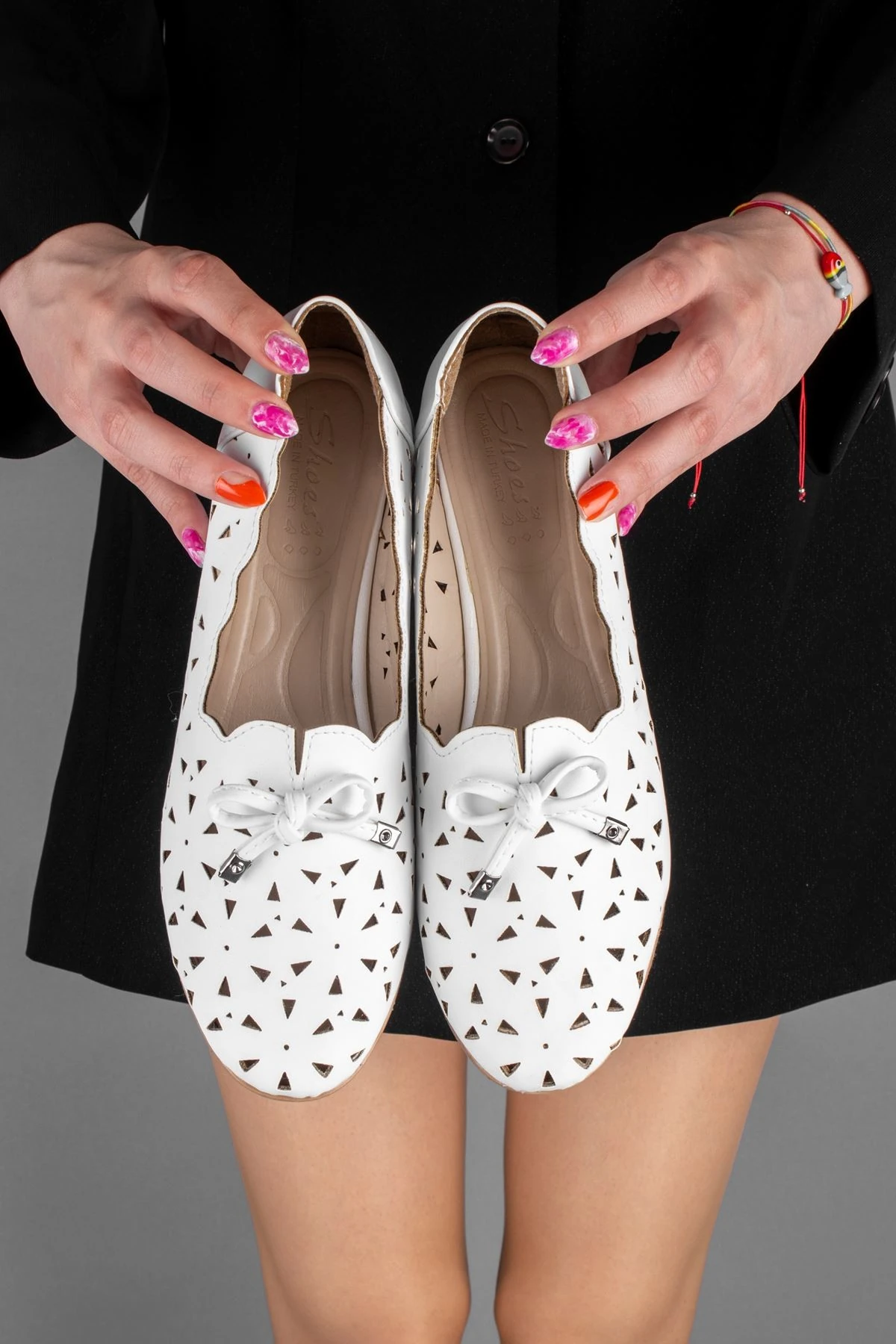 Poppy Kadın Fiyonk Detaylı Babet