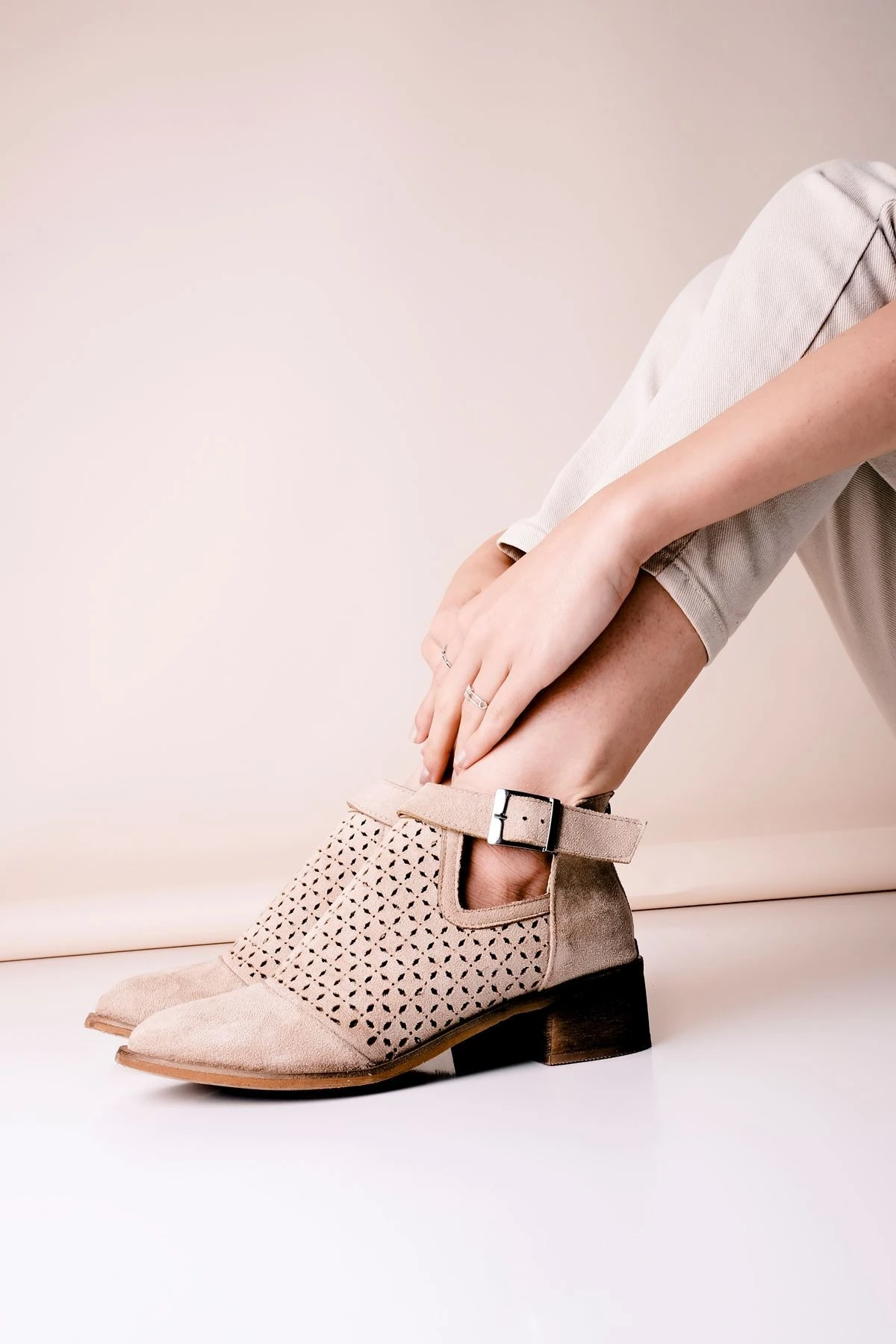 Samory Kemer detaylı Kadın Yazlık Bot