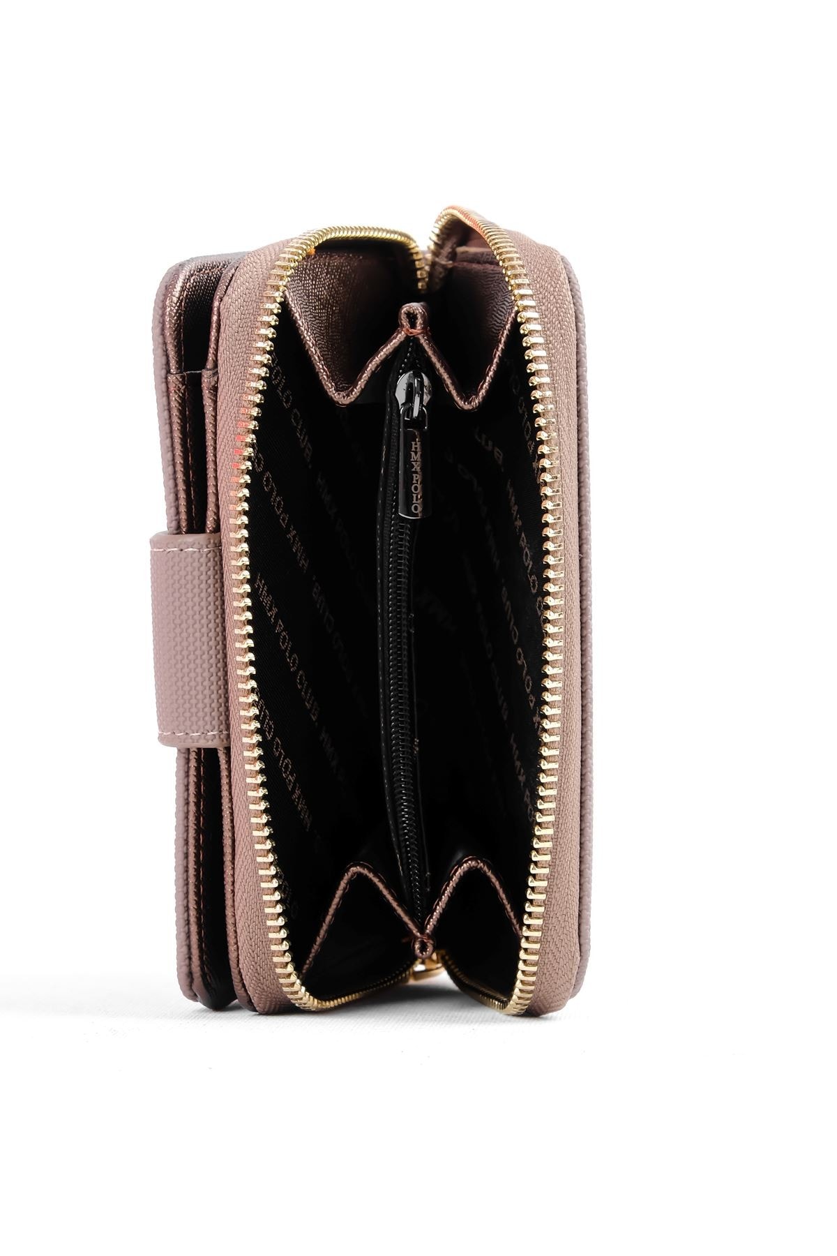 Kadın Kapağından Cıtcıt Detaylı Fermuarlı Cüzdan