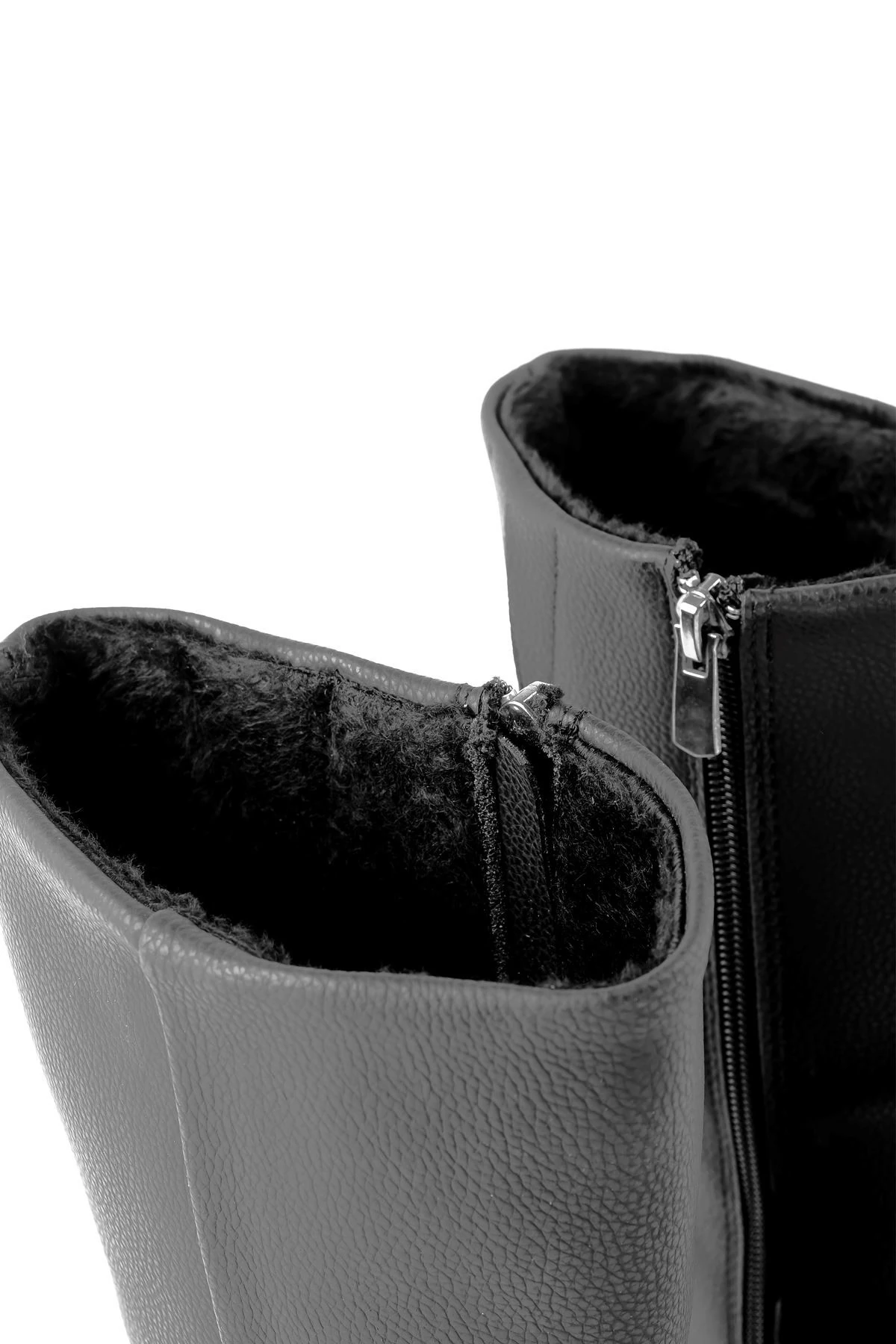 Amaya Kadın Yüksek Tabanlı Fermuarlı Topuklu Çizme