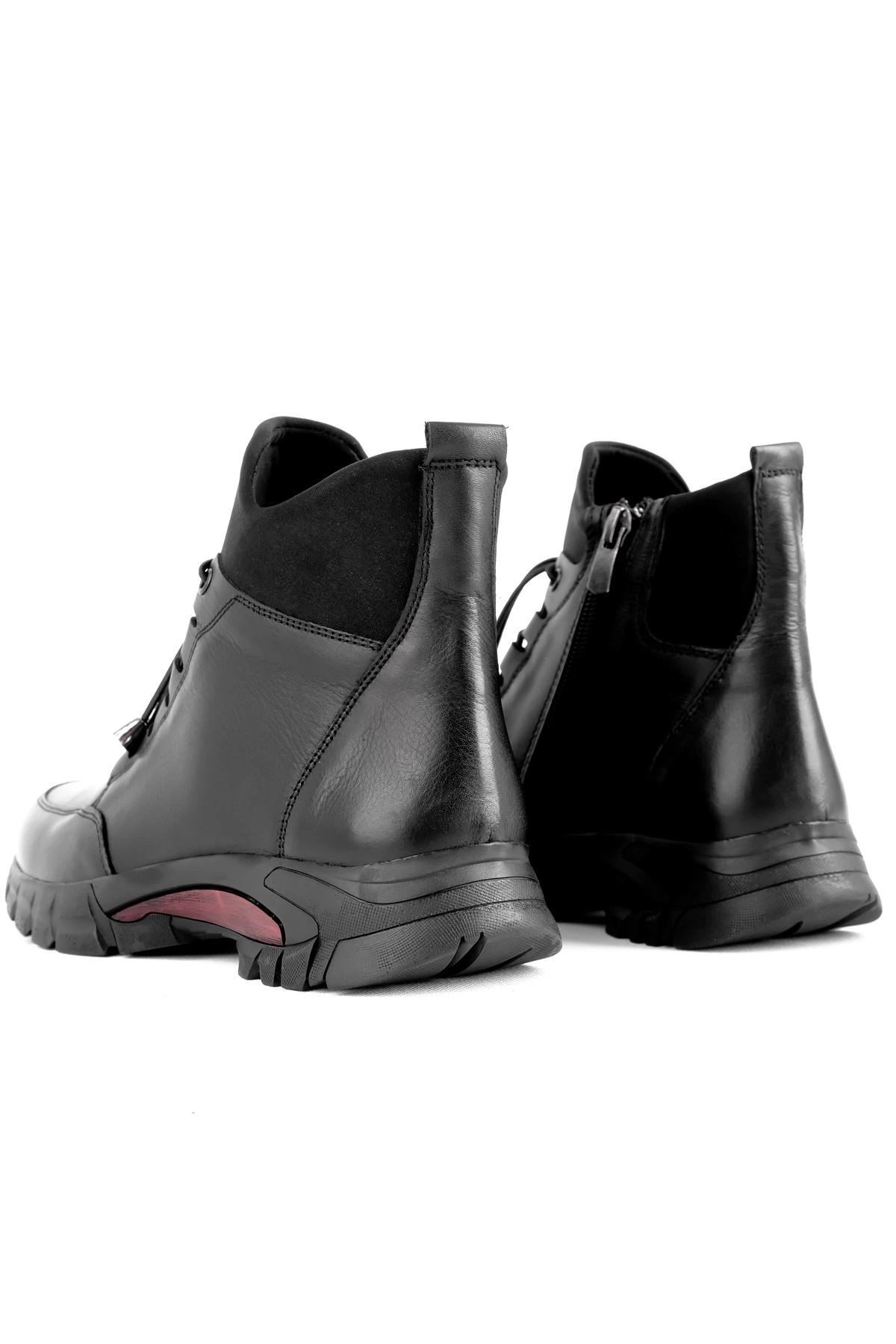 Tegan Kadın Hakiki Deri Bağcık Detaylı Fermuarlı Bot B3437