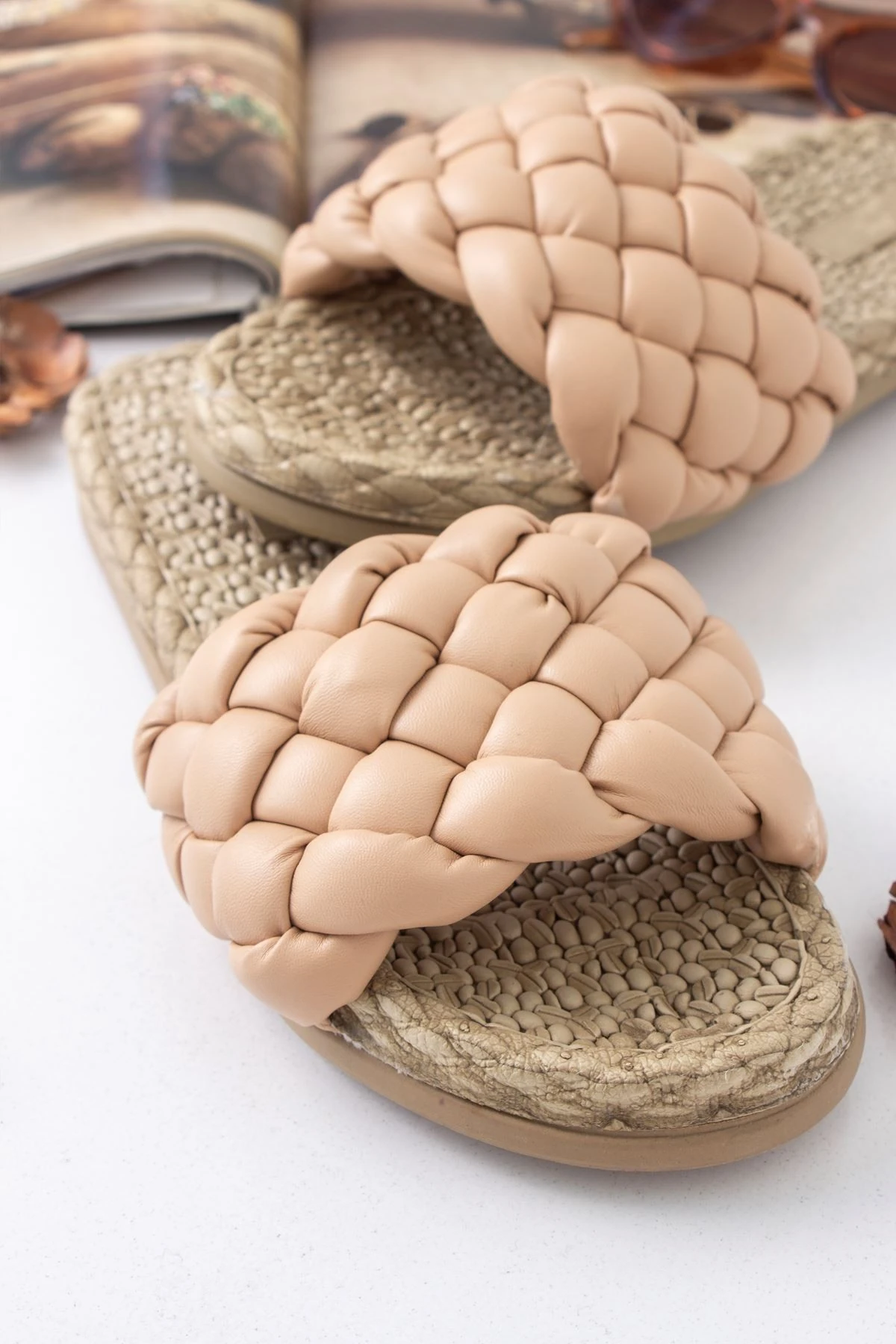 BOĞUMLU YUMUŞAK KADIN TERLİK