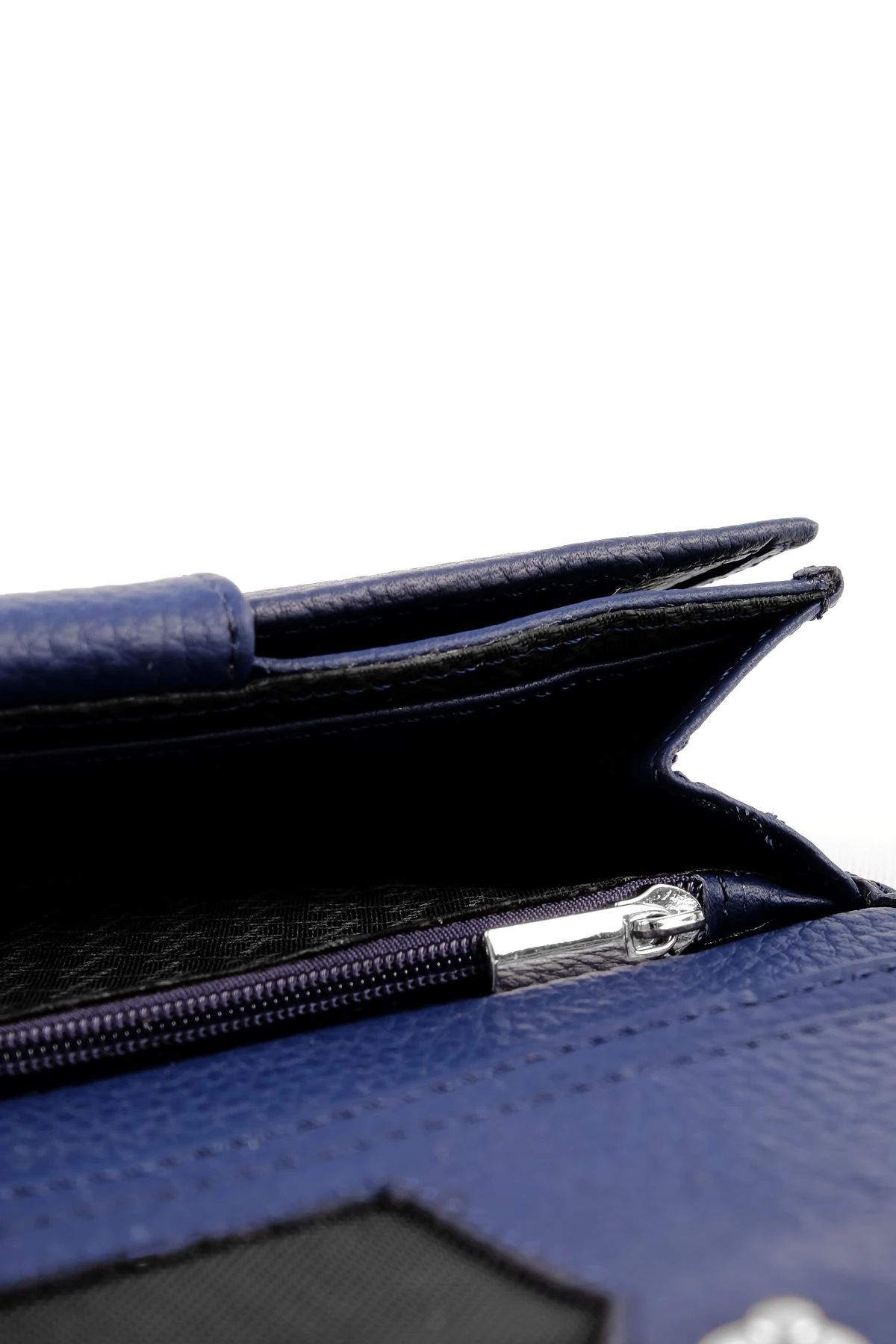 İçi Çıtçıtlı Hakiki Deri Kadın Cüzdan