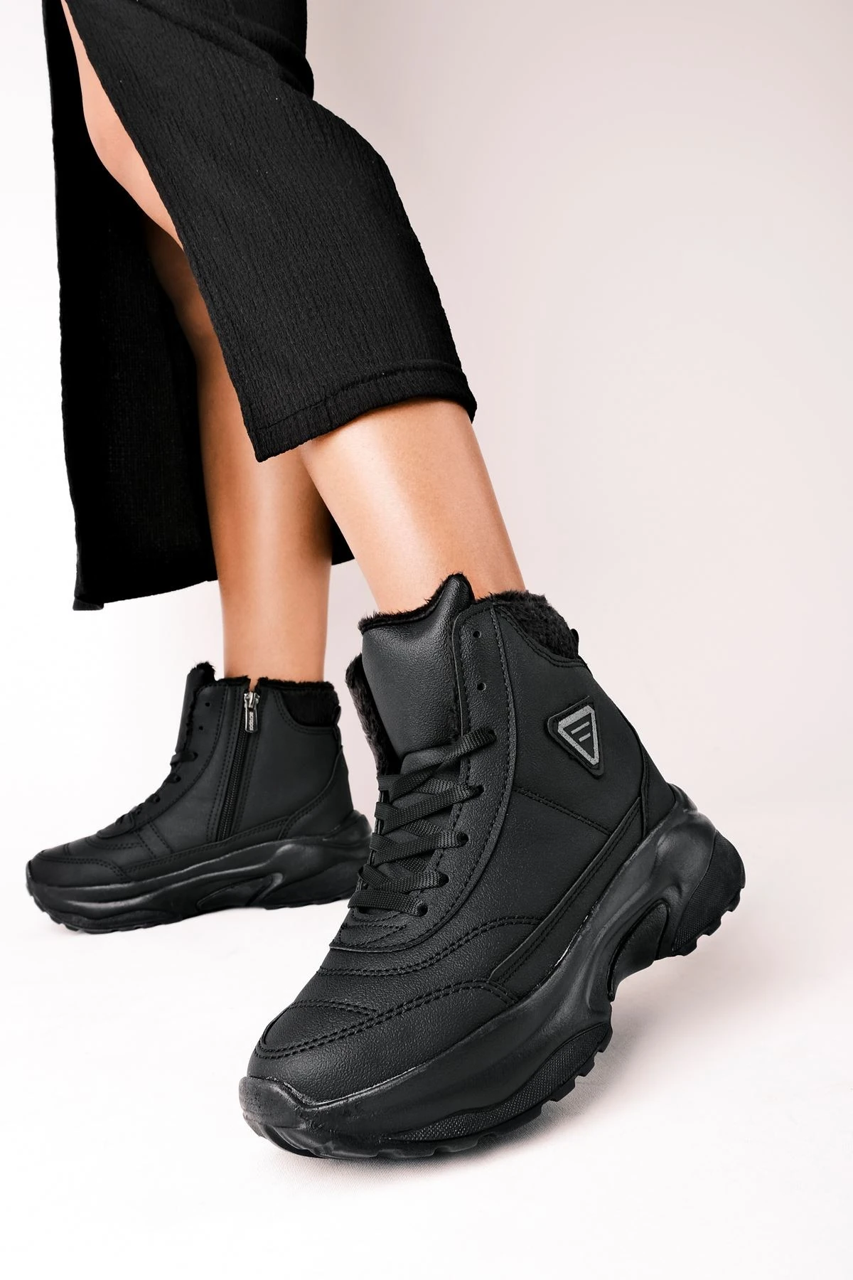 Ulrika Kadın Yüksek Tabanlı İçi Tüylü Bot (Garson Boy)