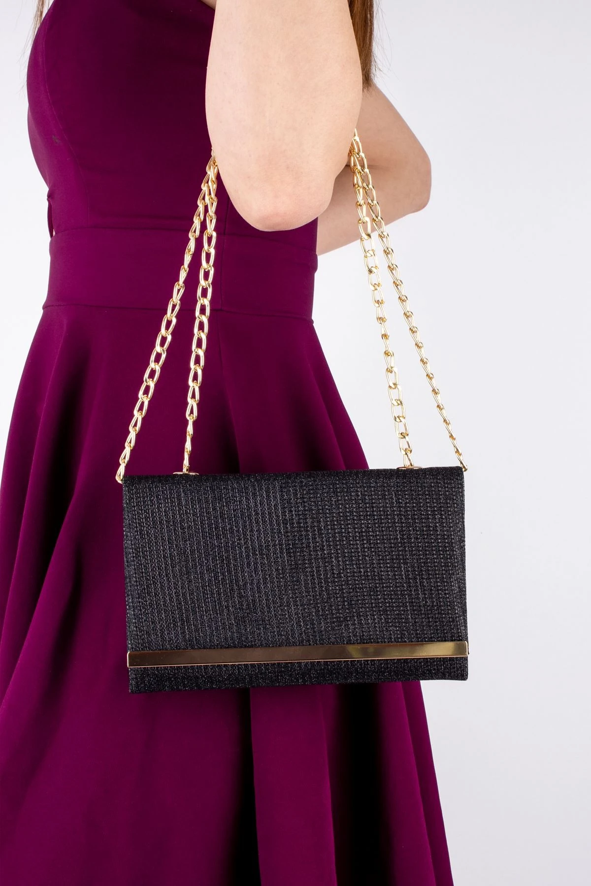 Kadın Abiye Çanta Zincir Saplı