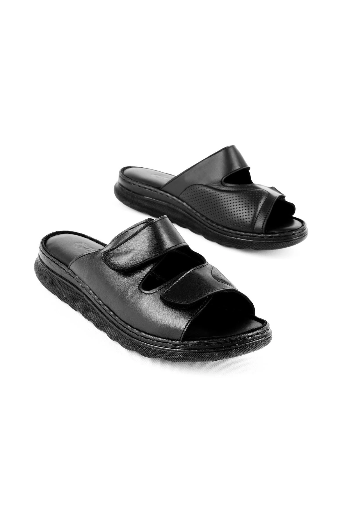 Jolly Bantlı Hakiki Deri Kadın Terlik