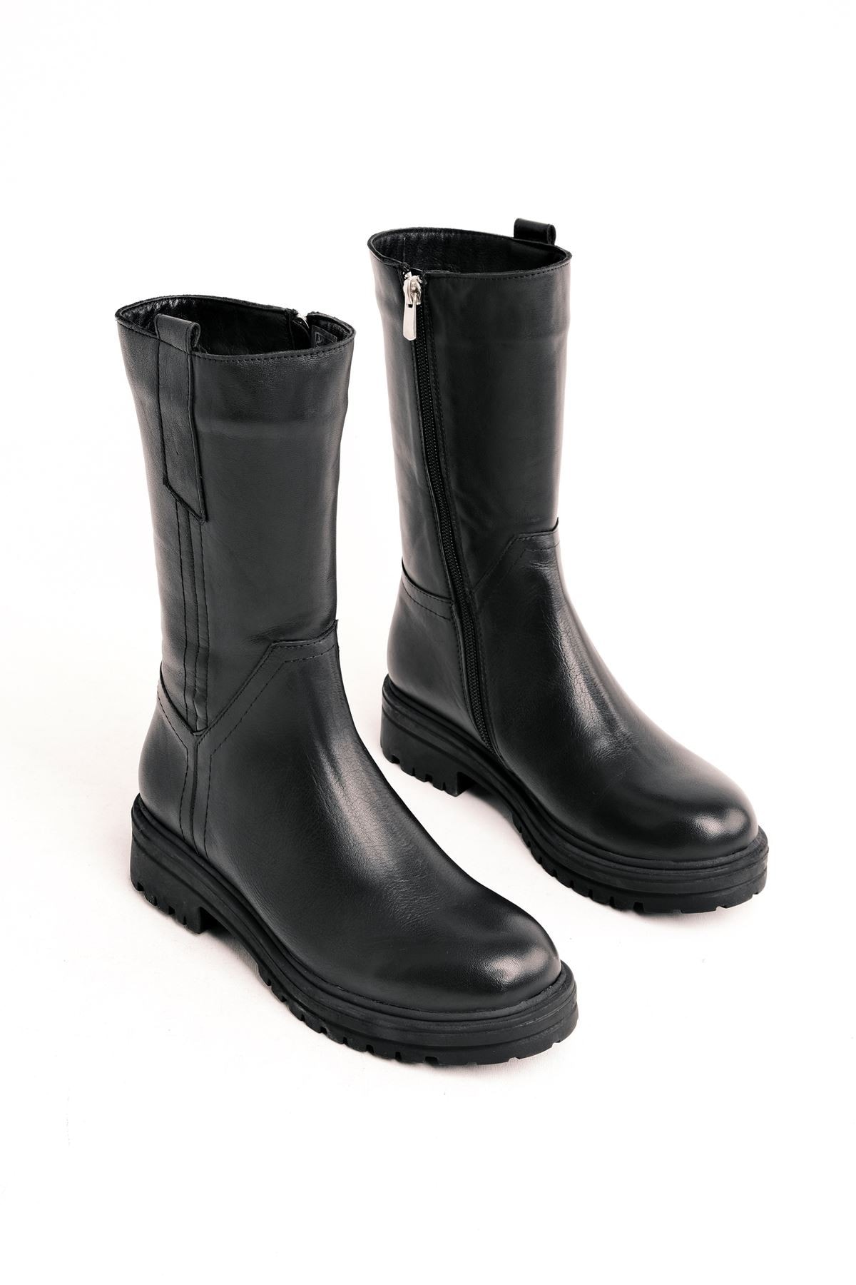 Barry Kadın Hakiki Deri Uzun Boy Bot