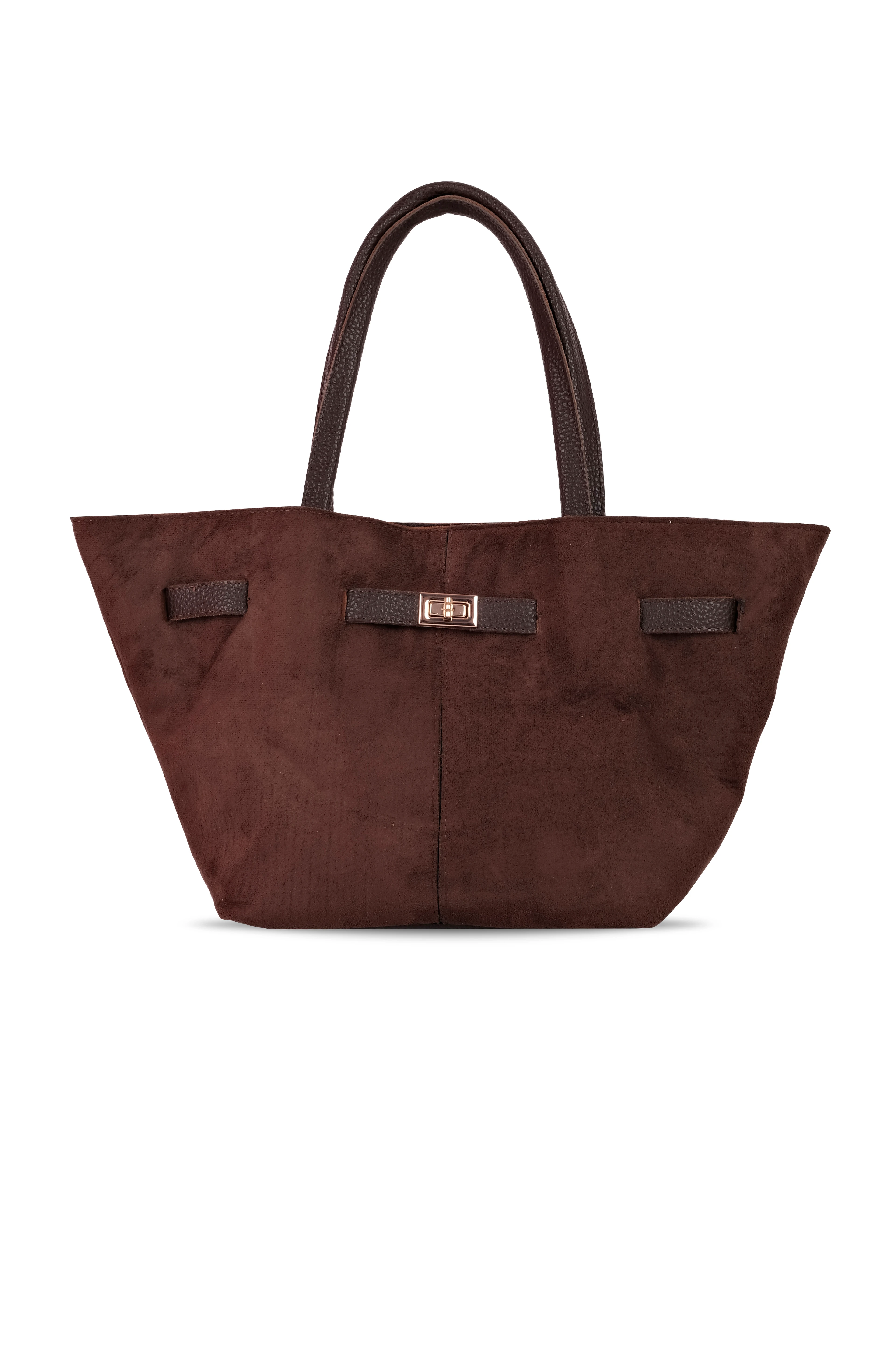 Kadın Orta Boy Dikdörtgen Nubuk Toka Detaylı El Çantası (2149) 2895