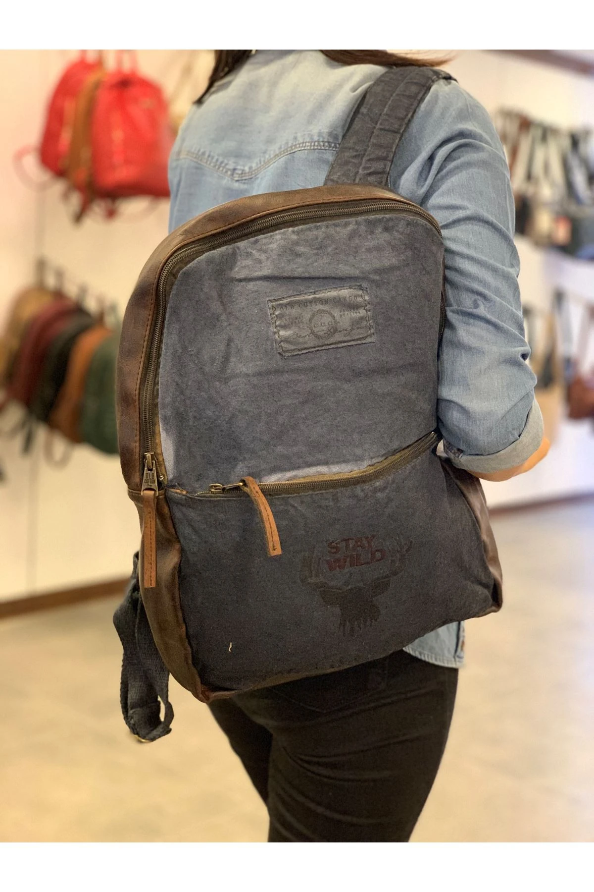 old cotton marcillo bayan çanta