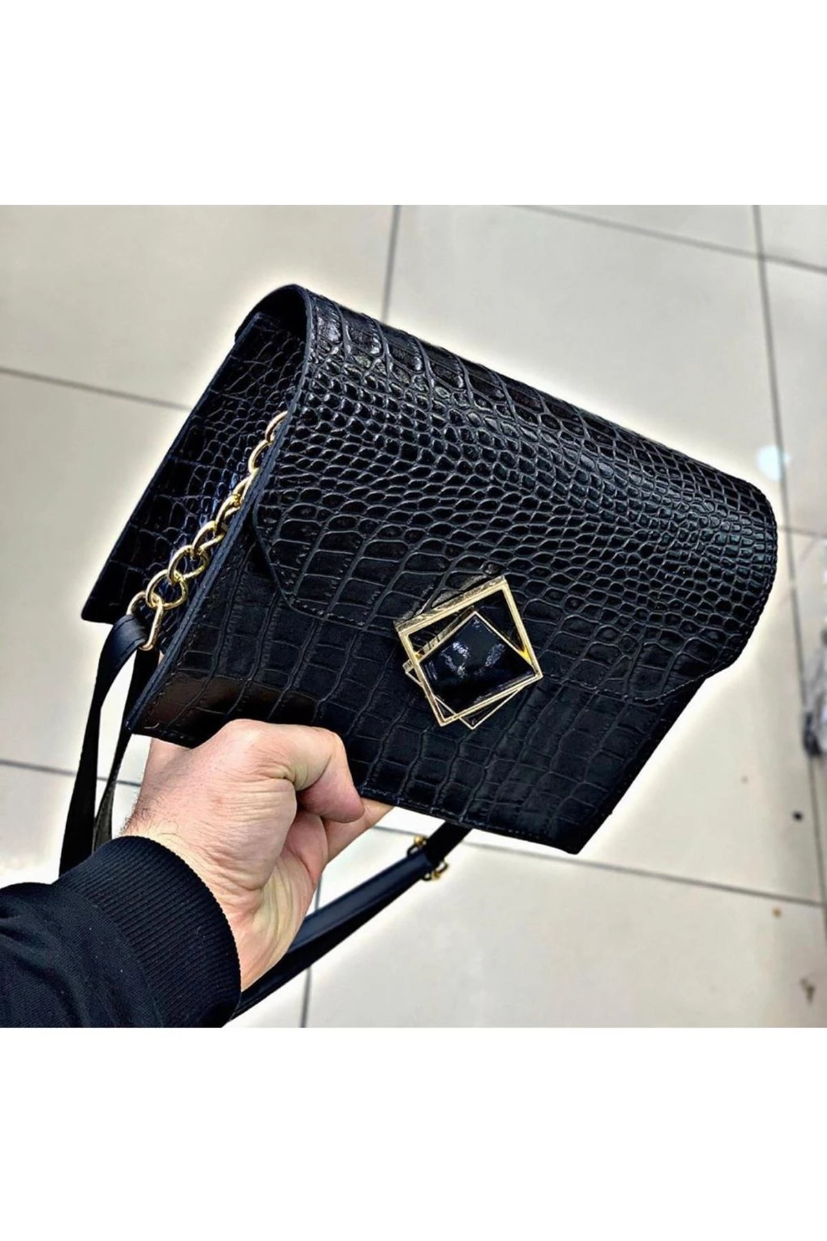 korko desen KENARI NAKISLI BAYAN ÇAPRAZ ÇANTA